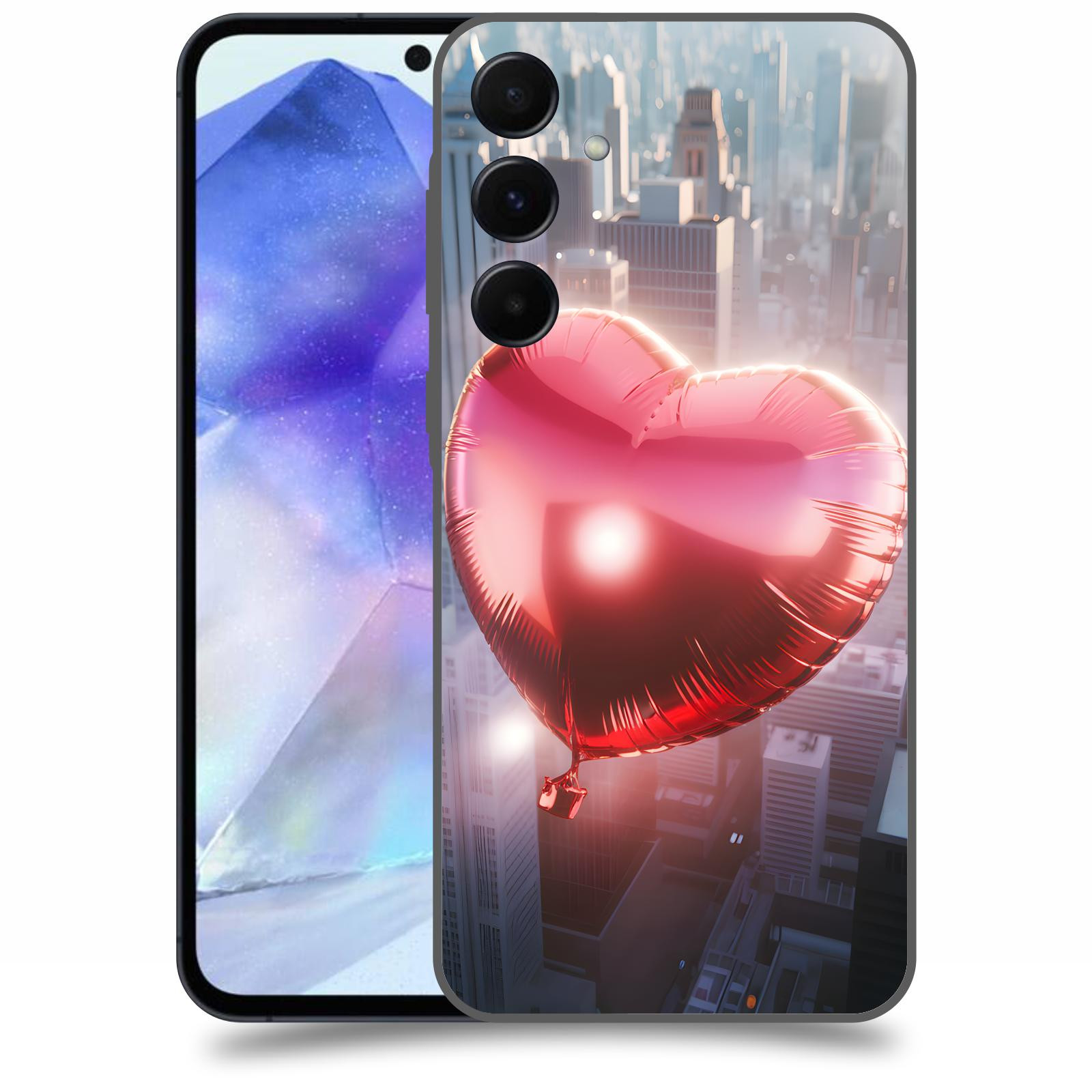 ACOVER Kryt na mobil Samsung Galaxy A55 5G - Balónek