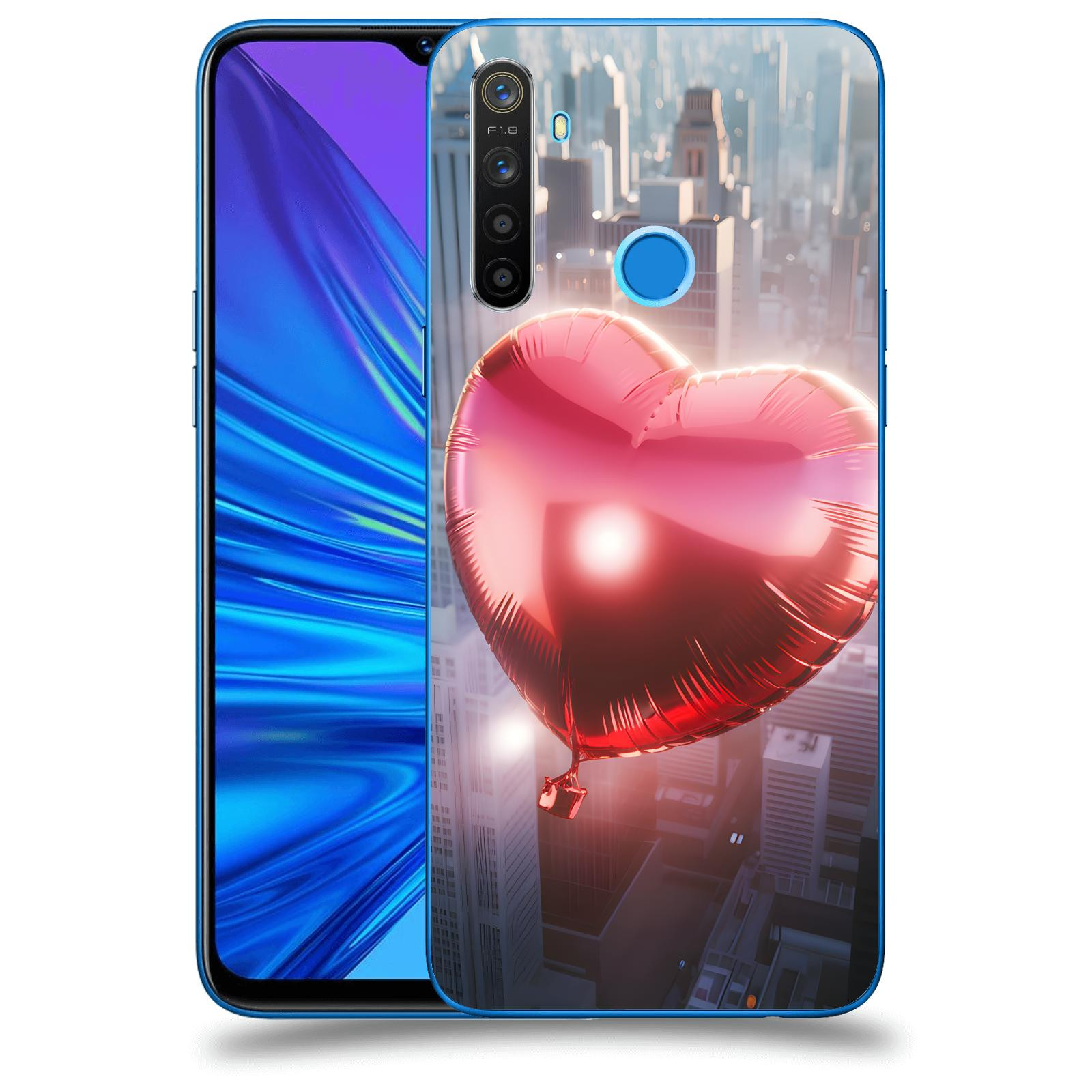 ACOVER Kryt na mobil Realme 5 - Balónek