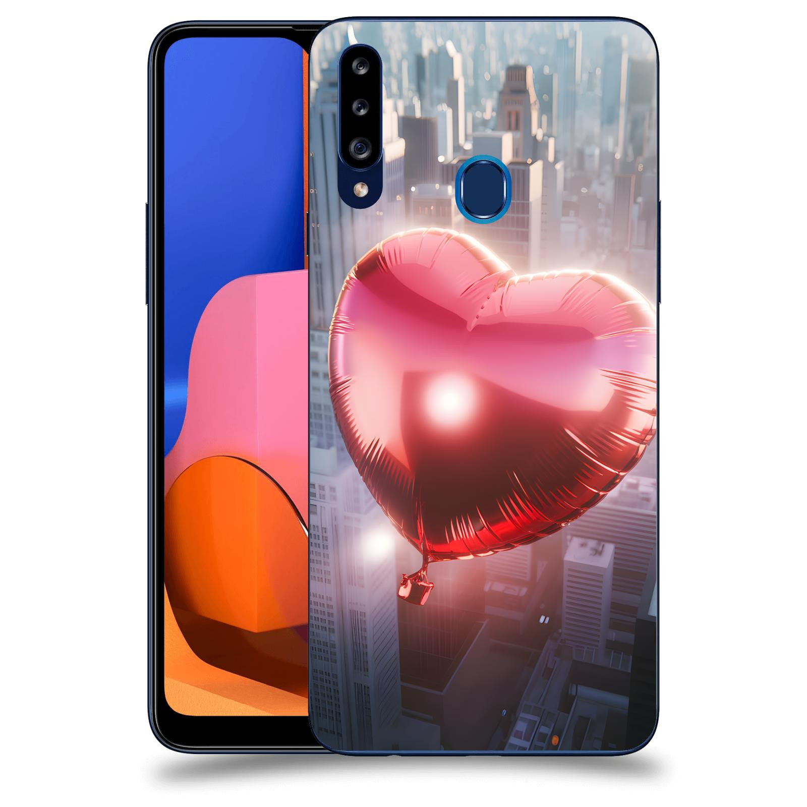 ACOVER Kryt na mobil Samsung Galaxy A20s - Balónek