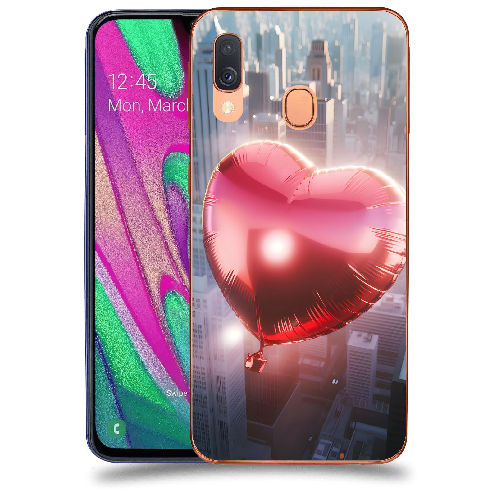 ACOVER Kryt na mobil Samsung Galaxy A40 A405F - Balónek