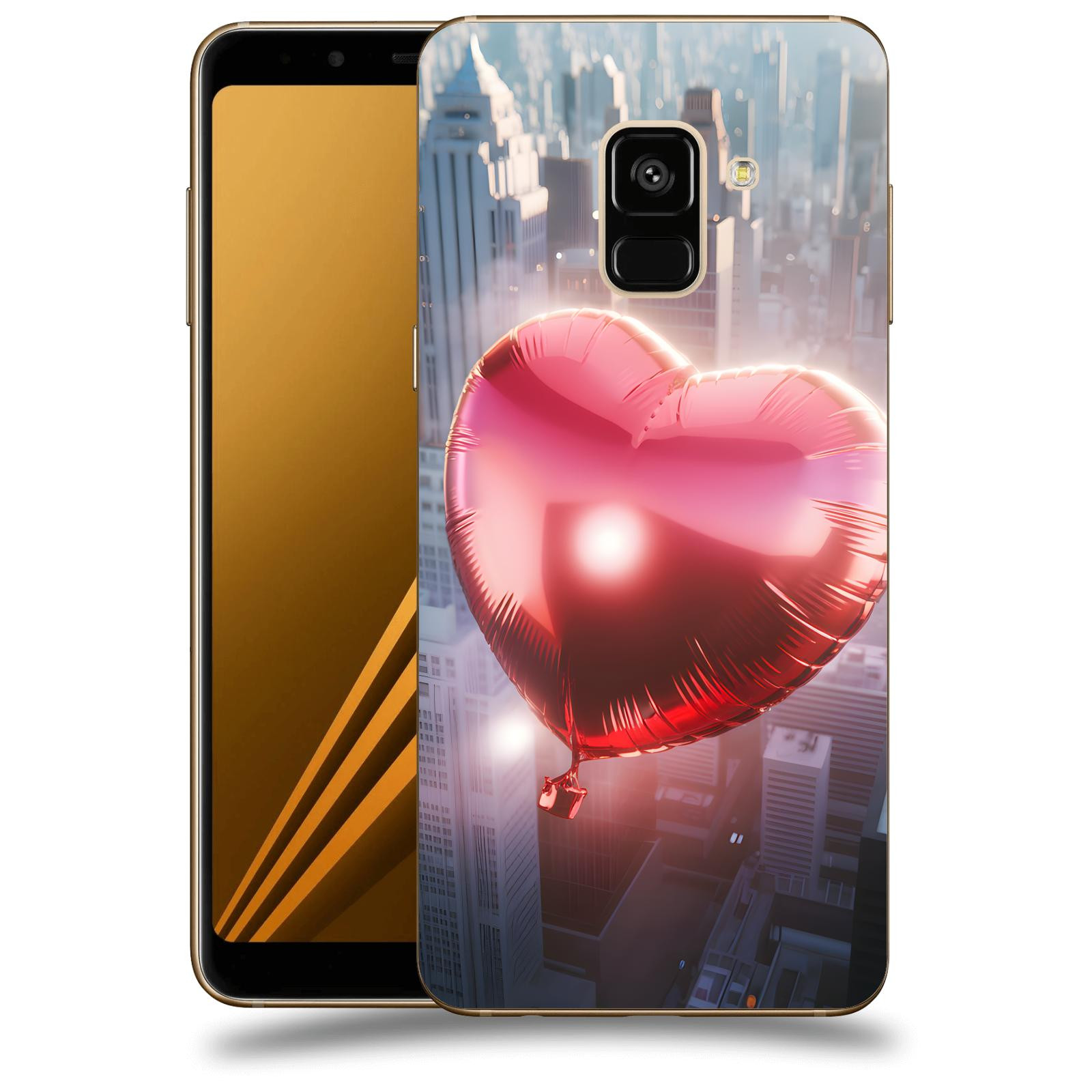 ACOVER Kryt na mobil Samsung Galaxy A8 2018 A530F - Balónek