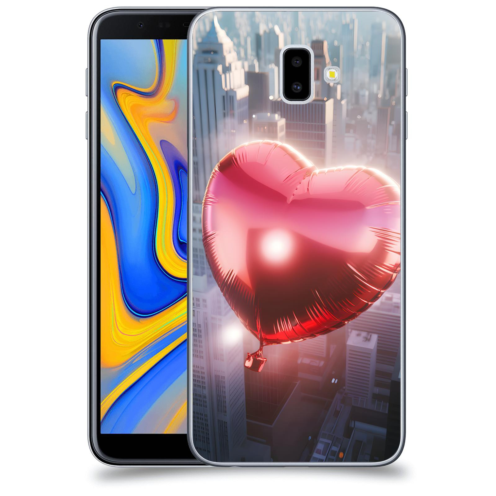 ACOVER Kryt na mobil Samsung Galaxy J6+ J610F - Balónek