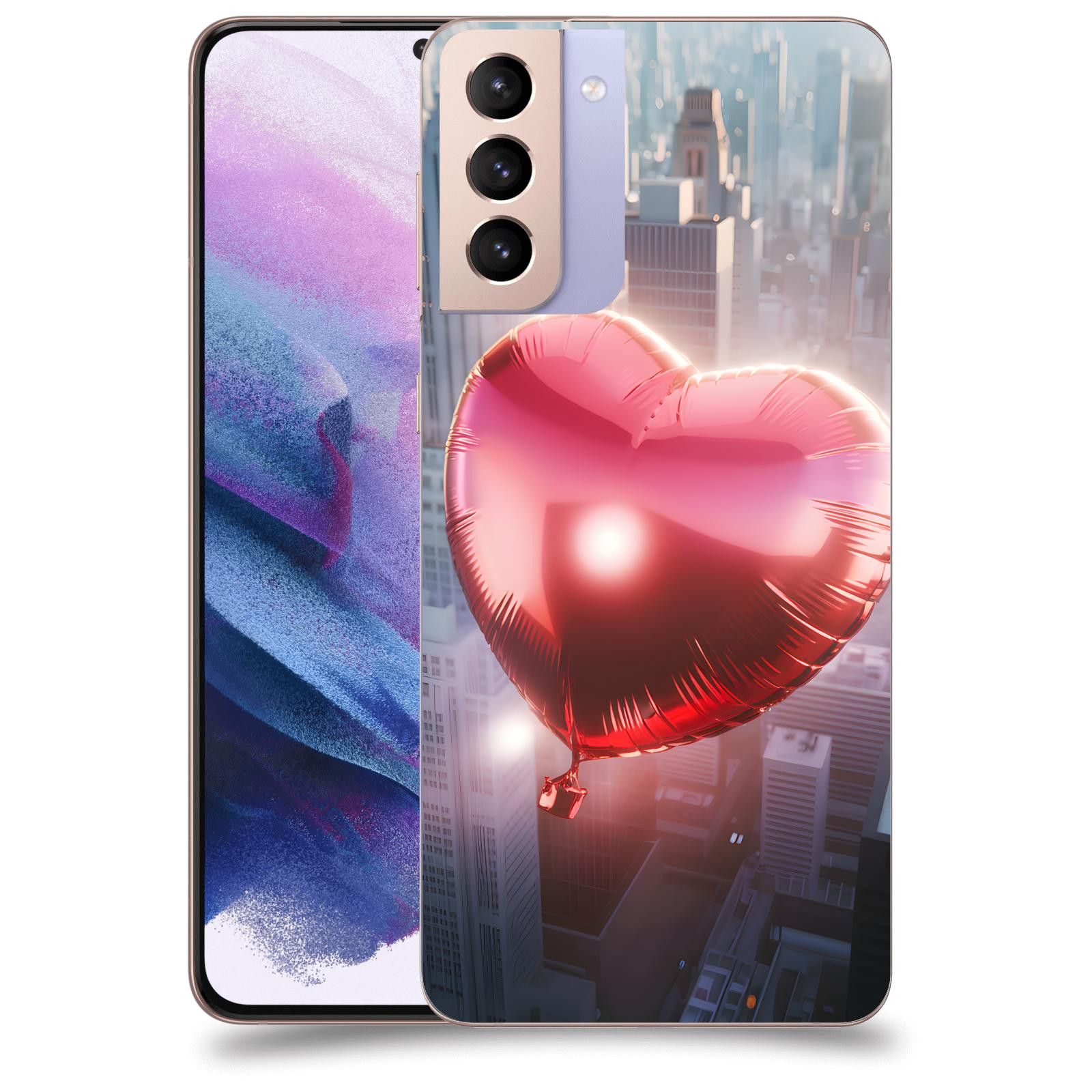 ACOVER Kryt na mobil Samsung Galaxy S21+ G996F - Balónek