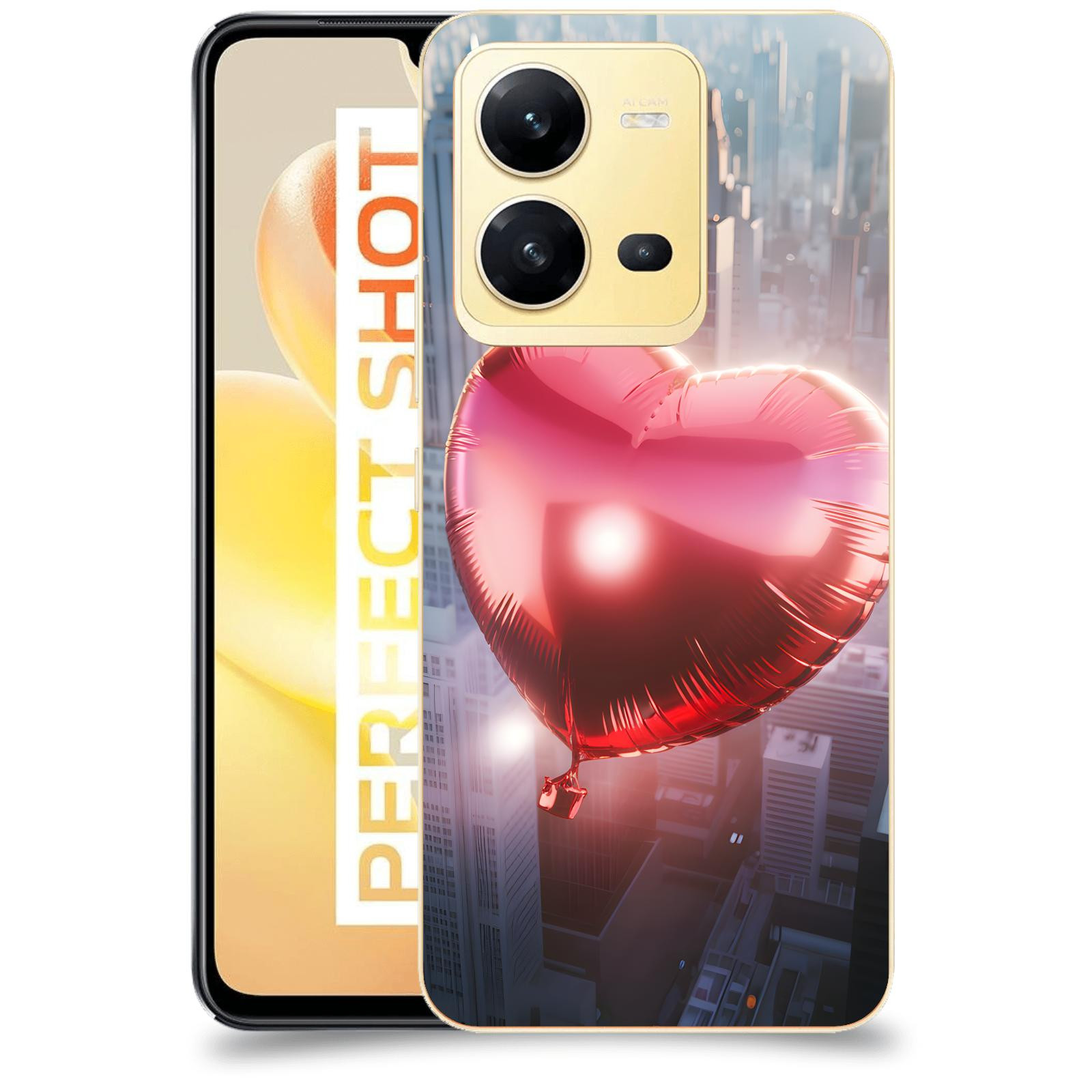 ACOVER Kryt na mobil Vivo X80 Lite - Balónek