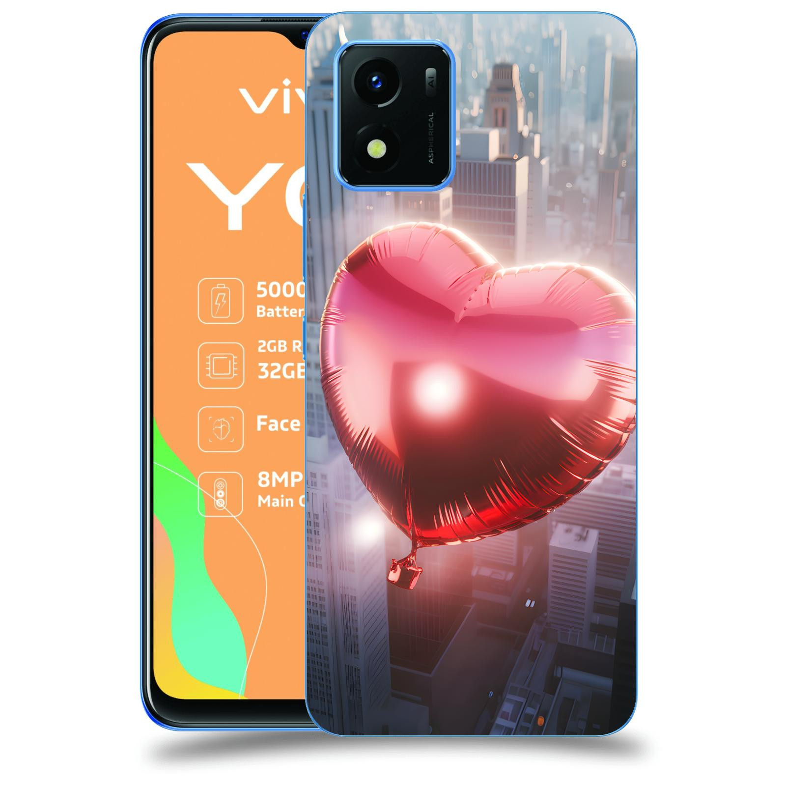 ACOVER Kryt na mobil Vivo Y01 - Balónek