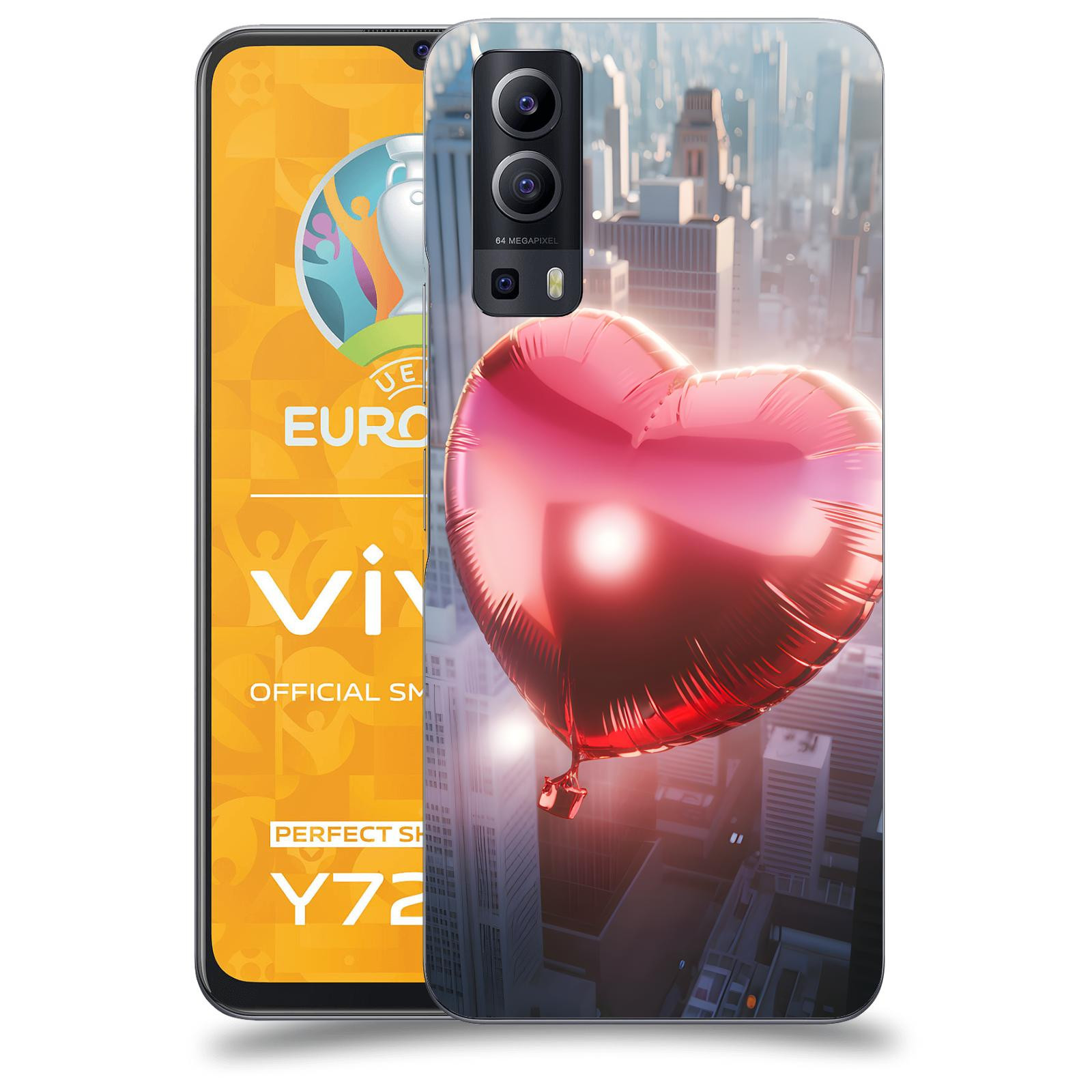 ACOVER Kryt na mobil Vivo Y72 5G - Balónek