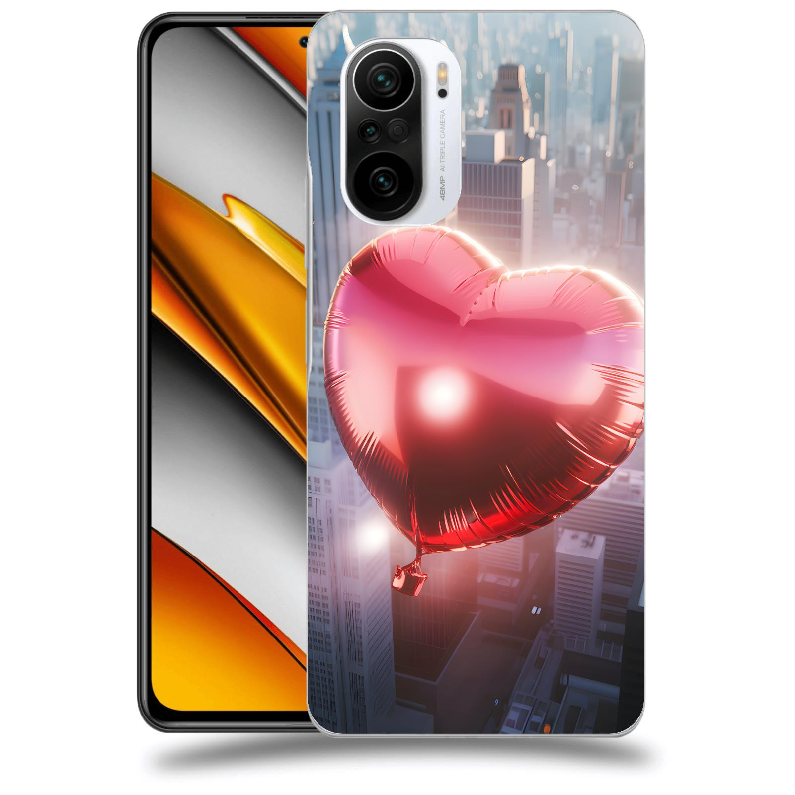 ACOVER Kryt na mobil Xiaomi Poco F3 - Balónek