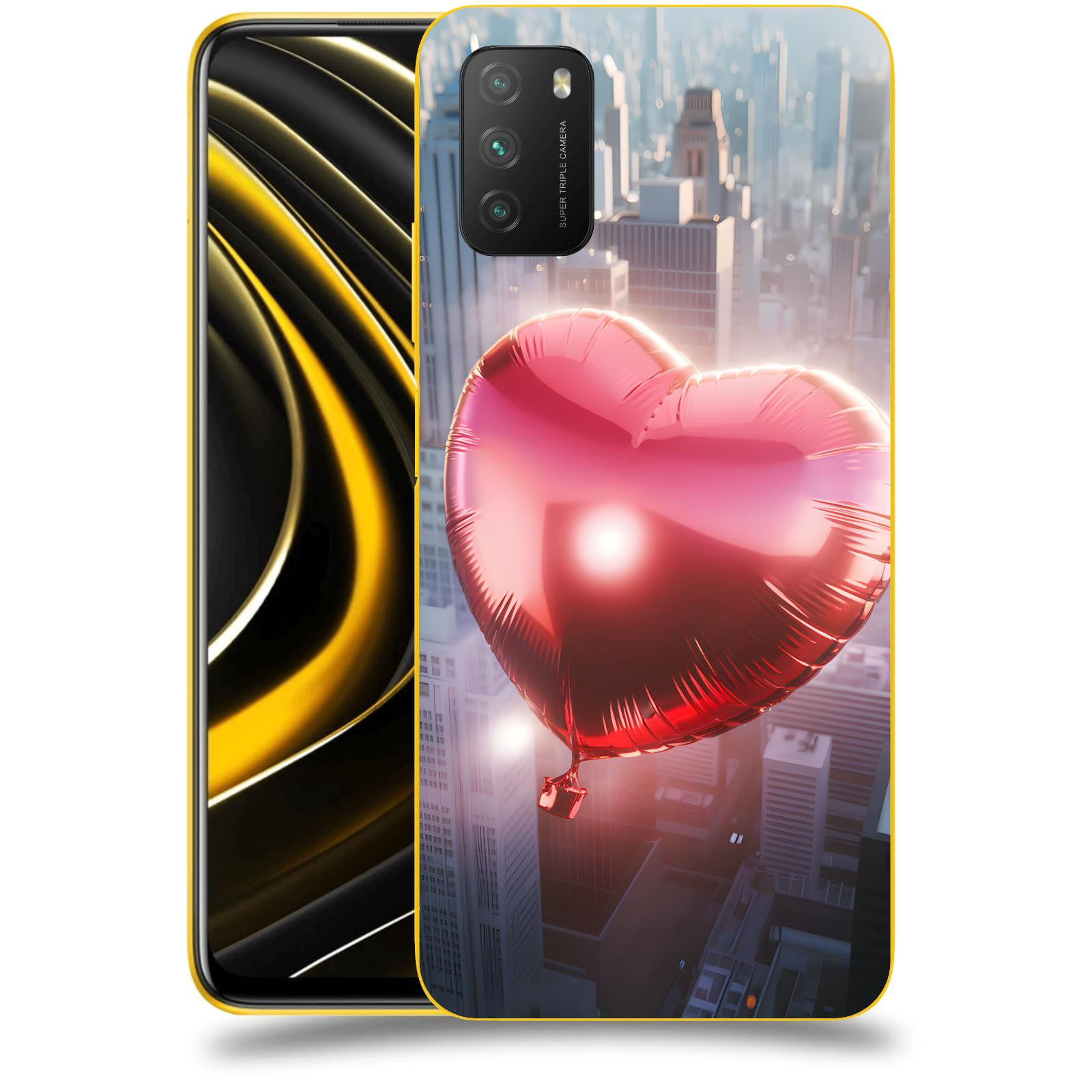 ACOVER Kryt na mobil Xiaomi Poco M3 - Balónek