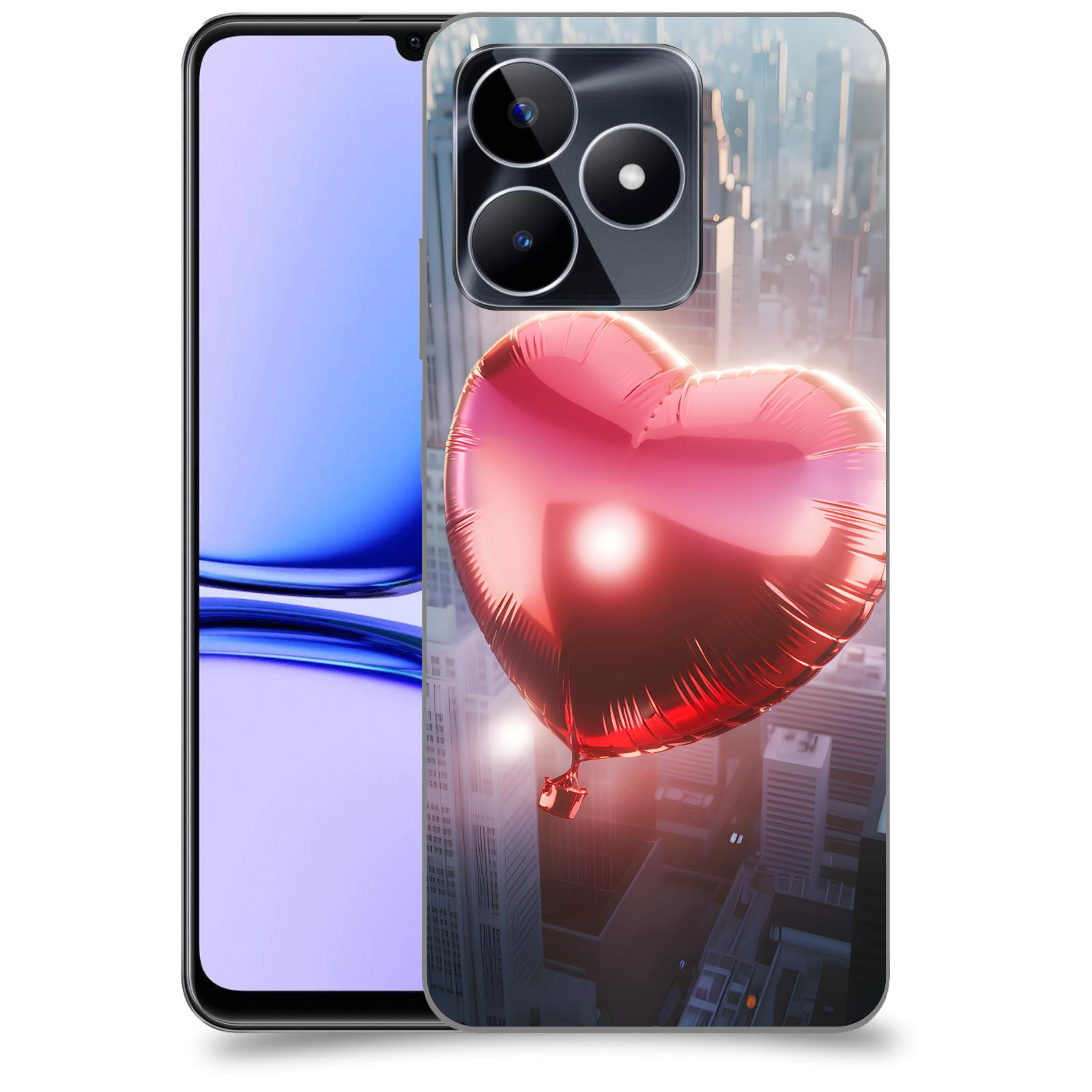 ACOVER Kryt na mobil Realme C53 - Balónek