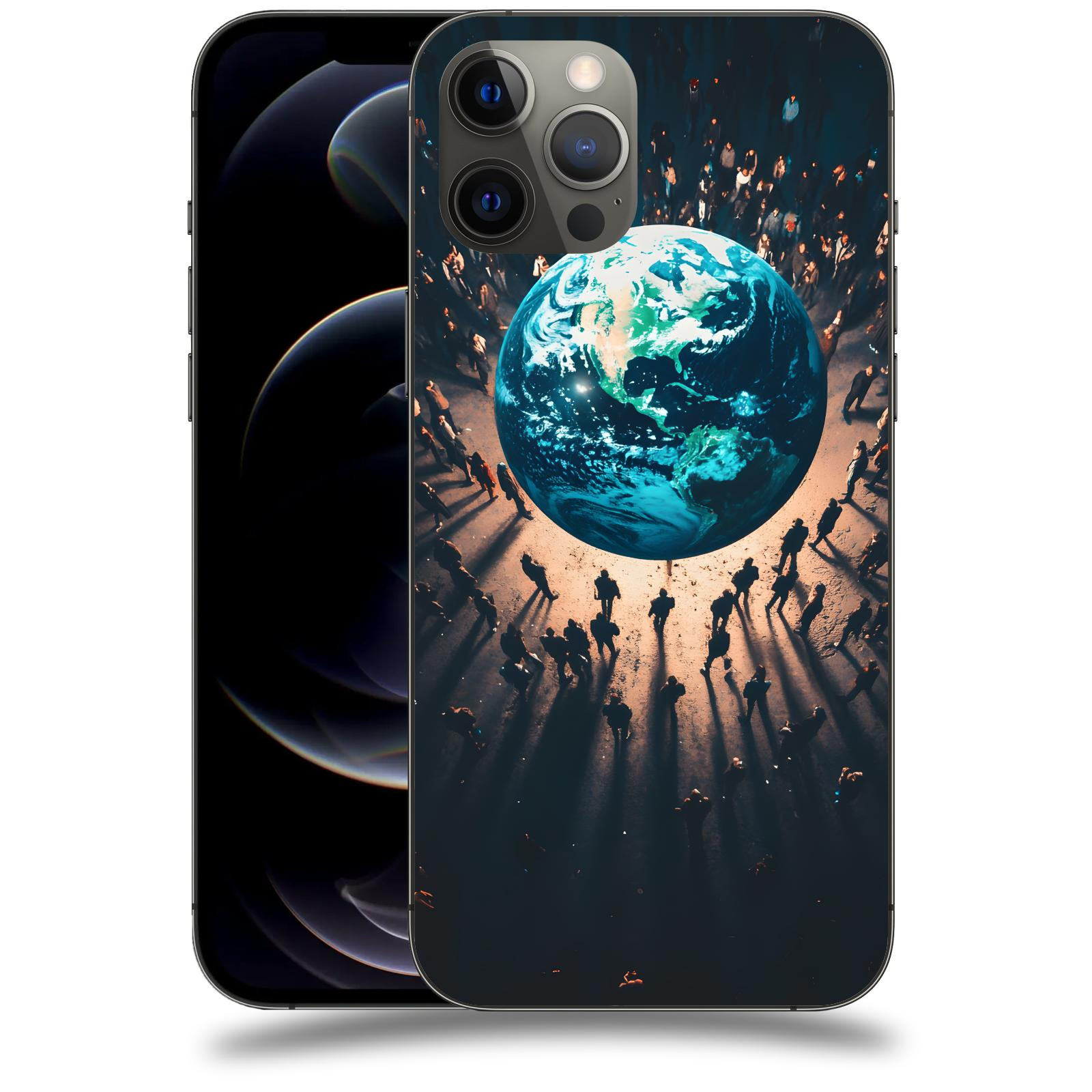 ACOVER Kryt na mobil Apple iPhone 12 Pro Max - People around the Earth