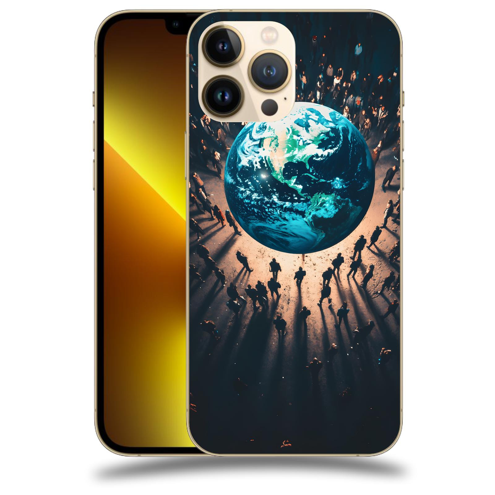 ACOVER Kryt na mobil Apple iPhone 13 Pro - People around the Earth