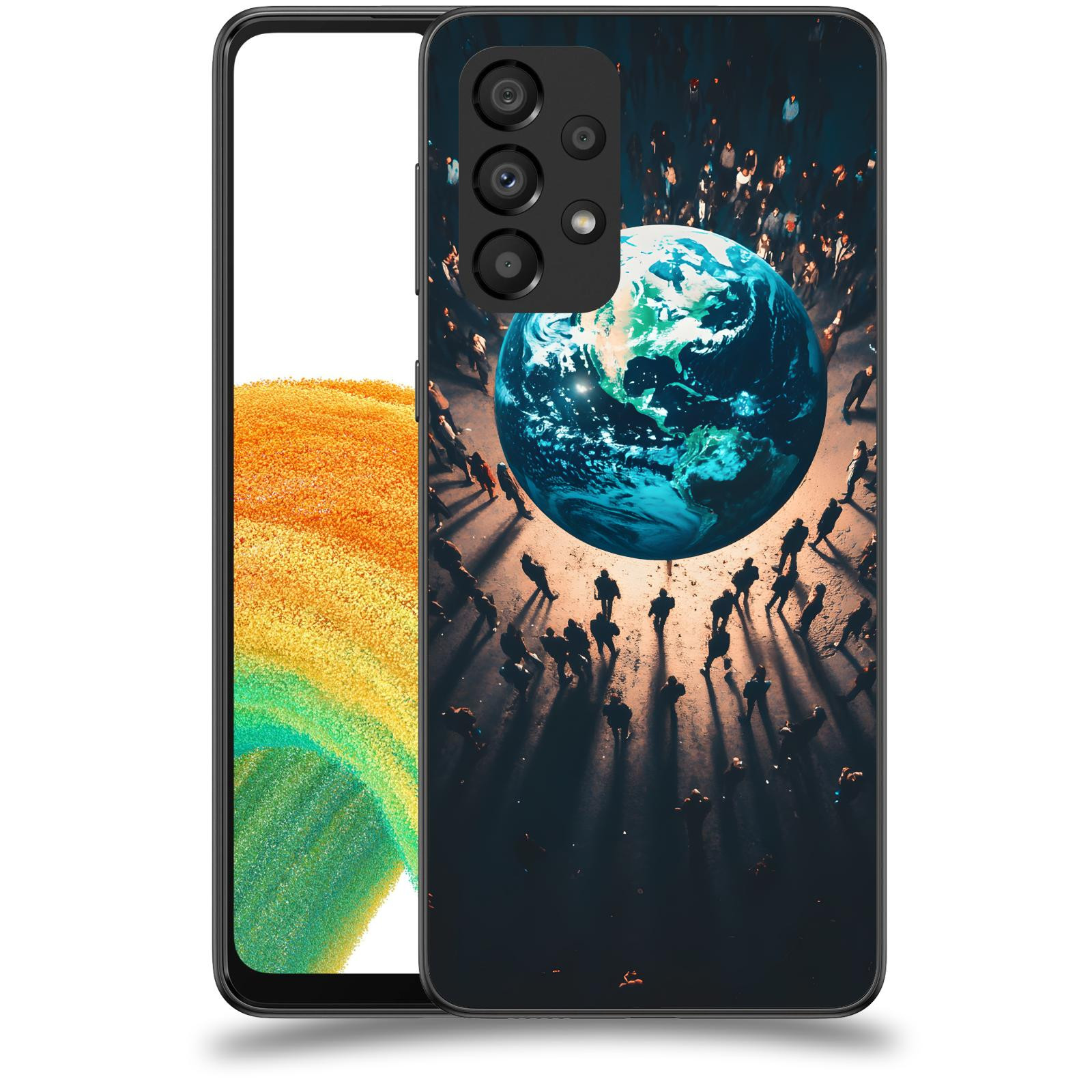 ACOVER Kryt na mobil Samsung Galaxy A33 5G A336 - People around the Earth