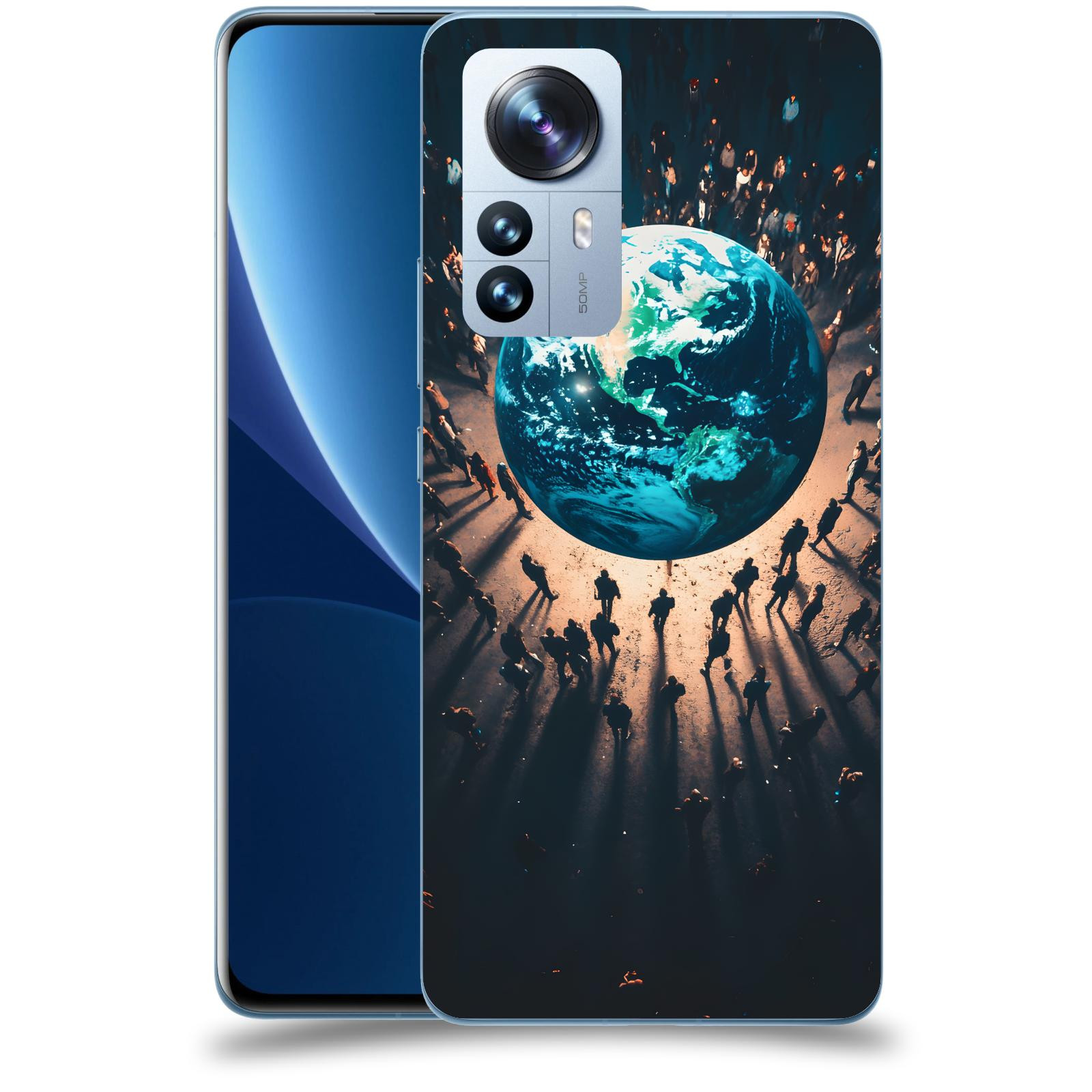 ACOVER Kryt na mobil Xiaomi 12 Pro - People around the Earth