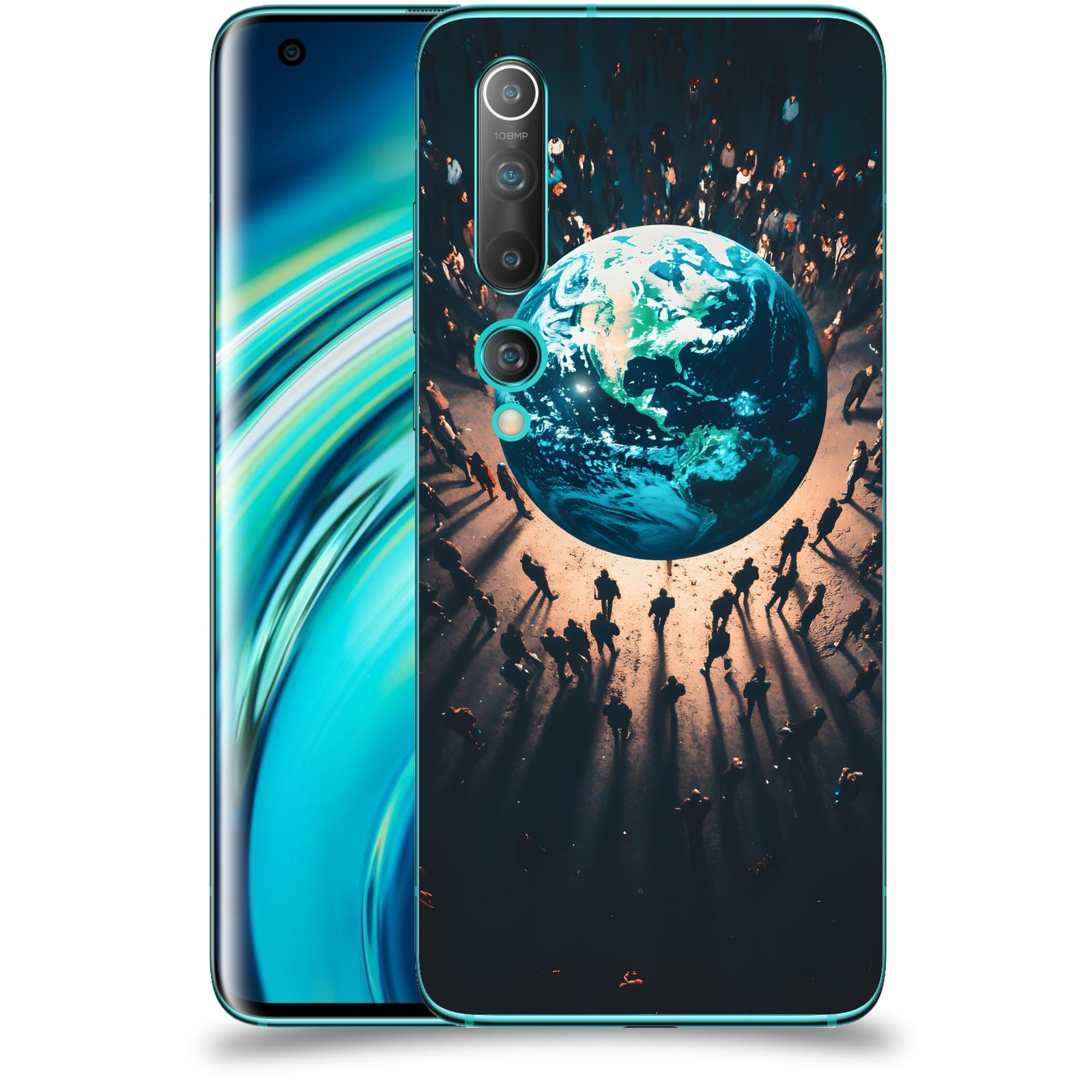 ACOVER Kryt na mobil Xiaomi Mi 10 - People around the Earth