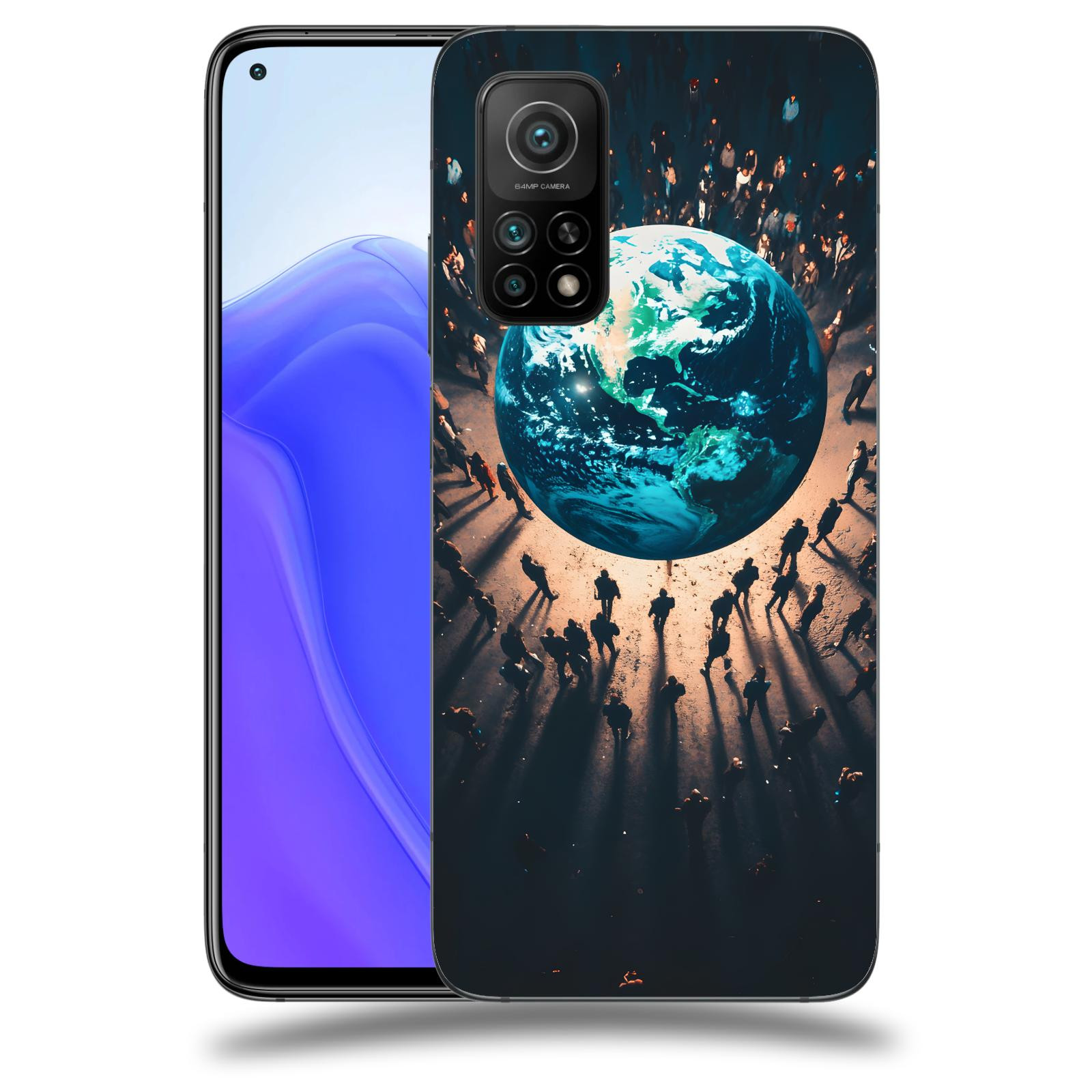 ACOVER Kryt na mobil Xiaomi Mi 10T - People around the Earth