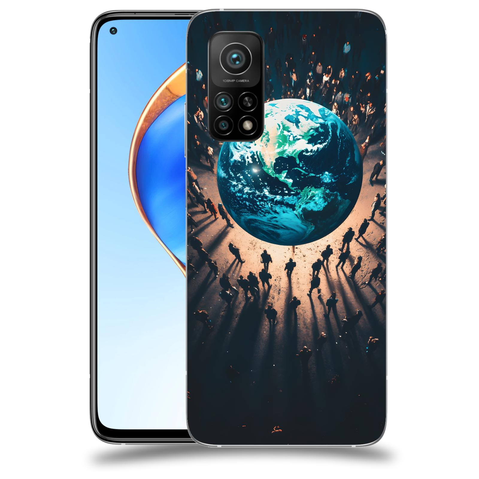 ACOVER Kryt na mobil Xiaomi Mi 10T Pro - People around the Earth