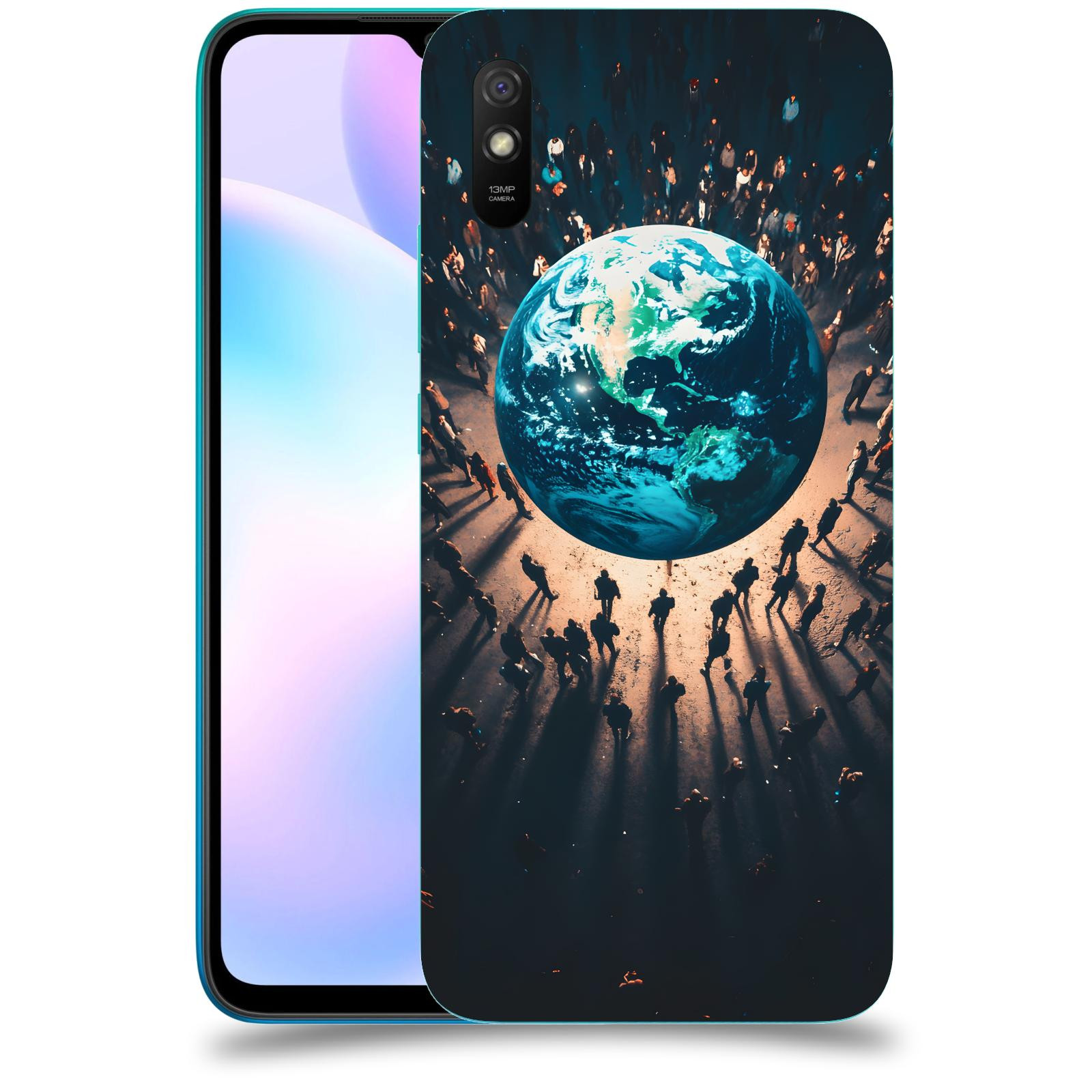 ACOVER Kryt na mobil Xiaomi Redmi 9AT - People around the Earth
