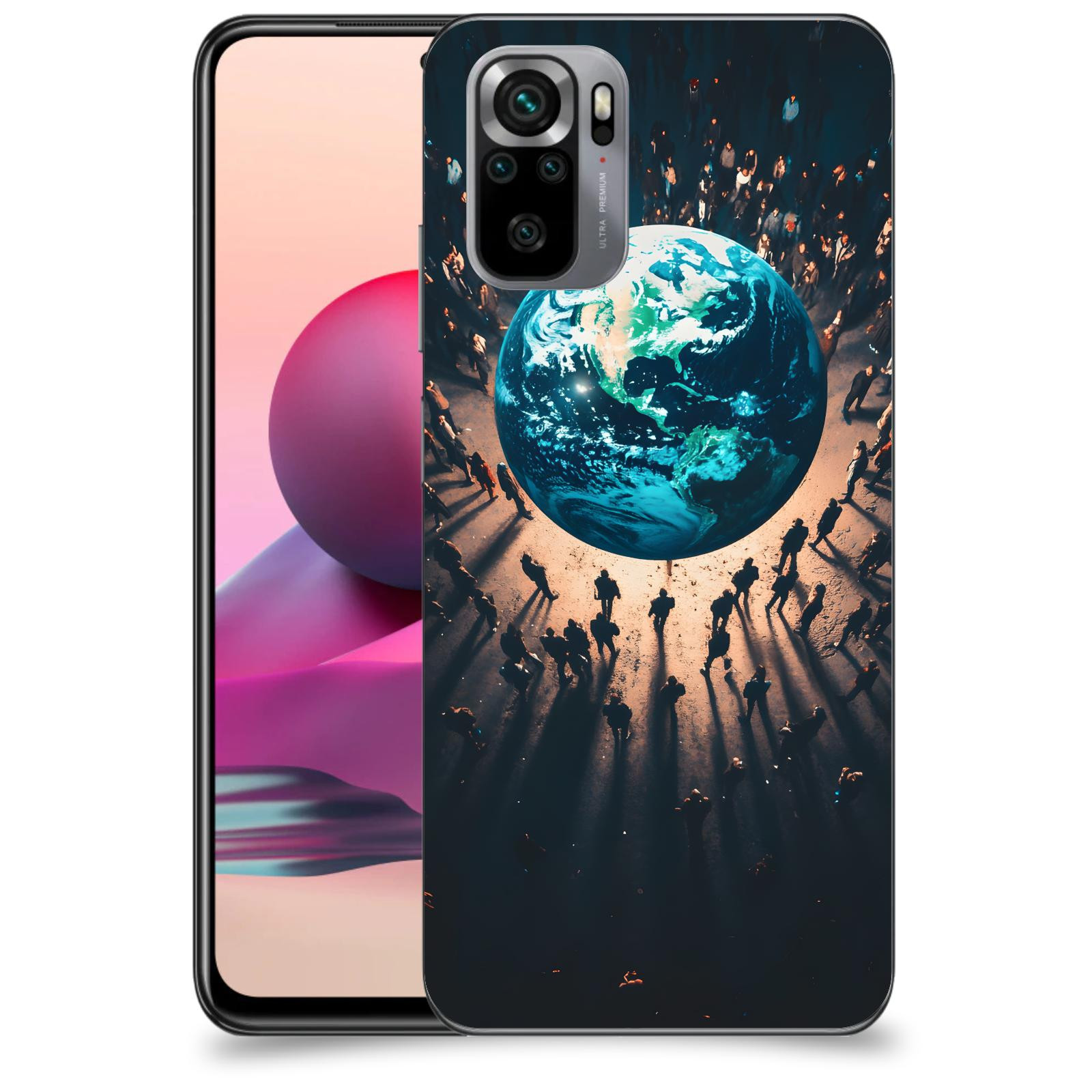 ACOVER Kryt na mobil Xiaomi Redmi Note 10S - People around the Earth