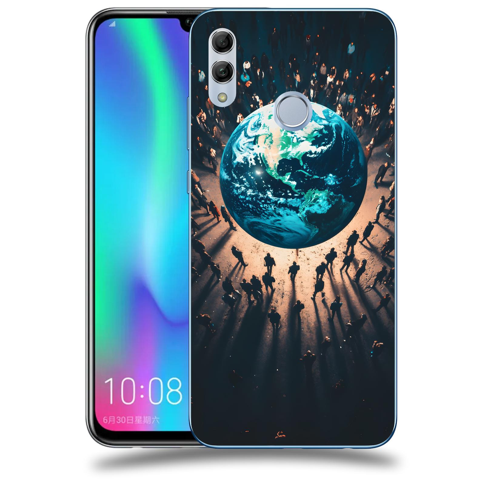 ACOVER Kryt na mobil Honor 10 Lite - People around the Earth