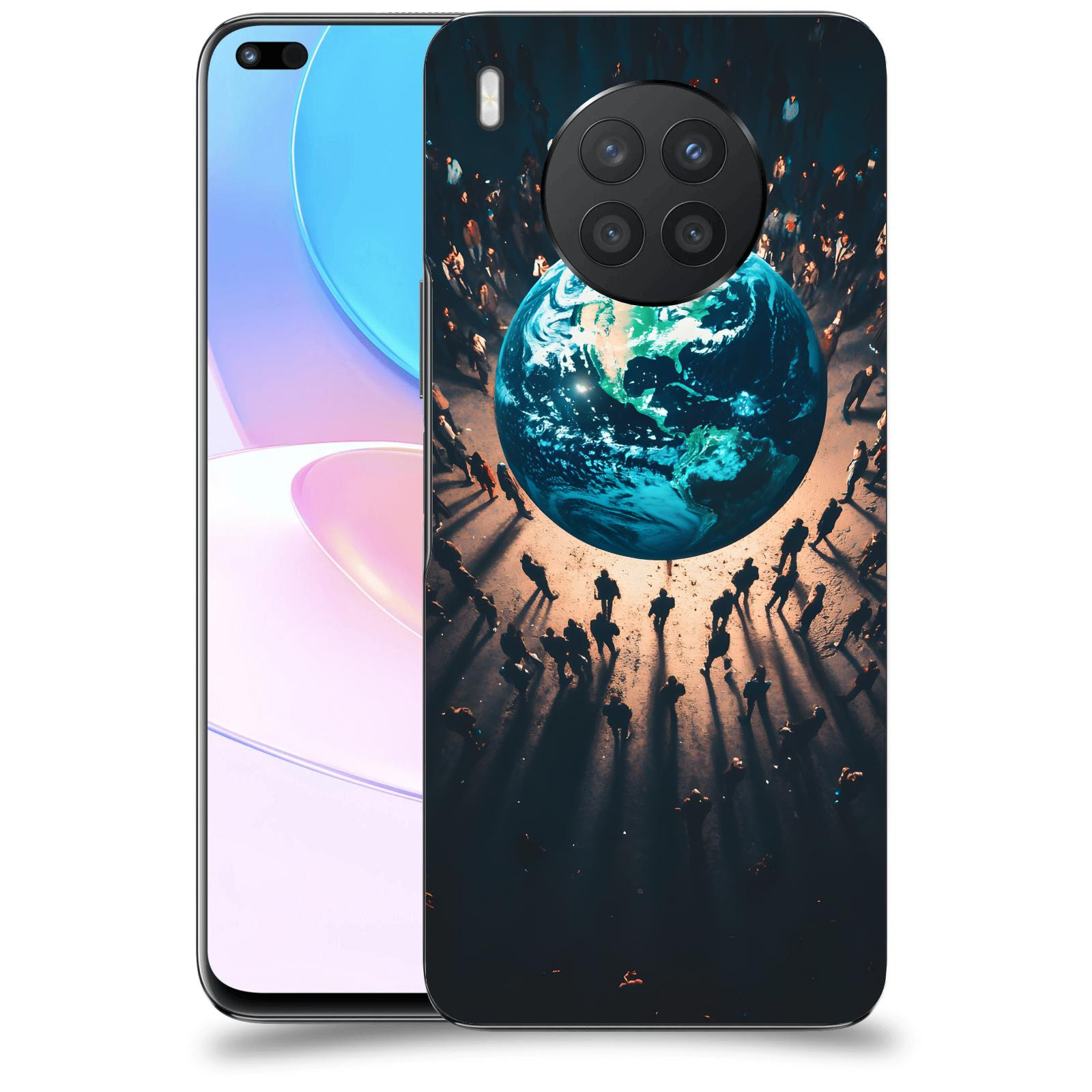 ACOVER Kryt na mobil Honor 50 Lite - People around the Earth