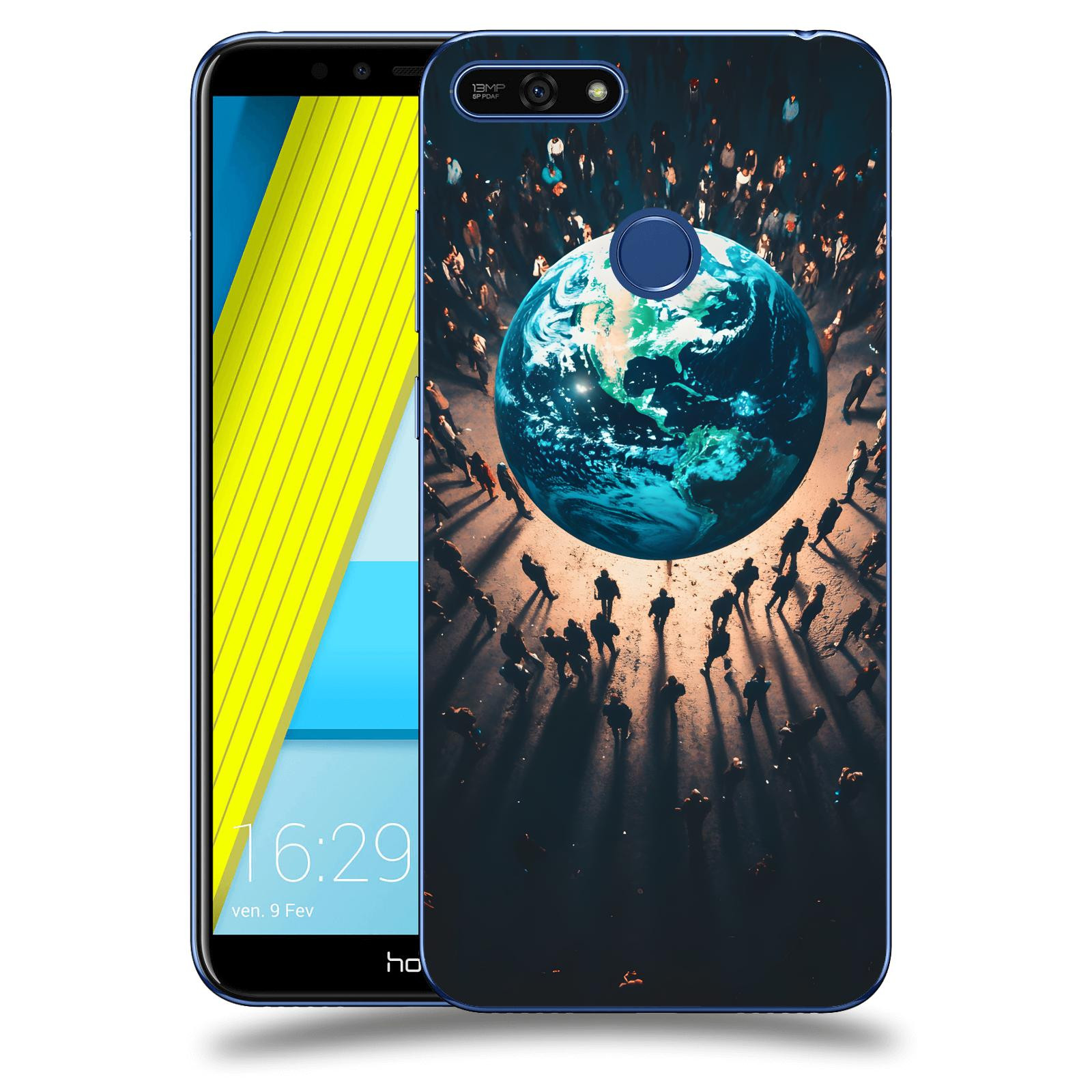 ACOVER Kryt na mobil Honor 7A - People around the Earth