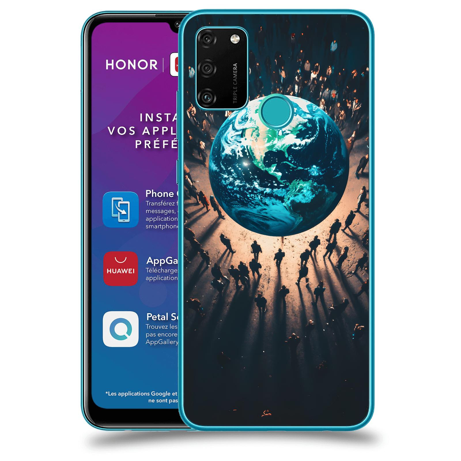 ACOVER Kryt na mobil Honor 9A - People around the Earth