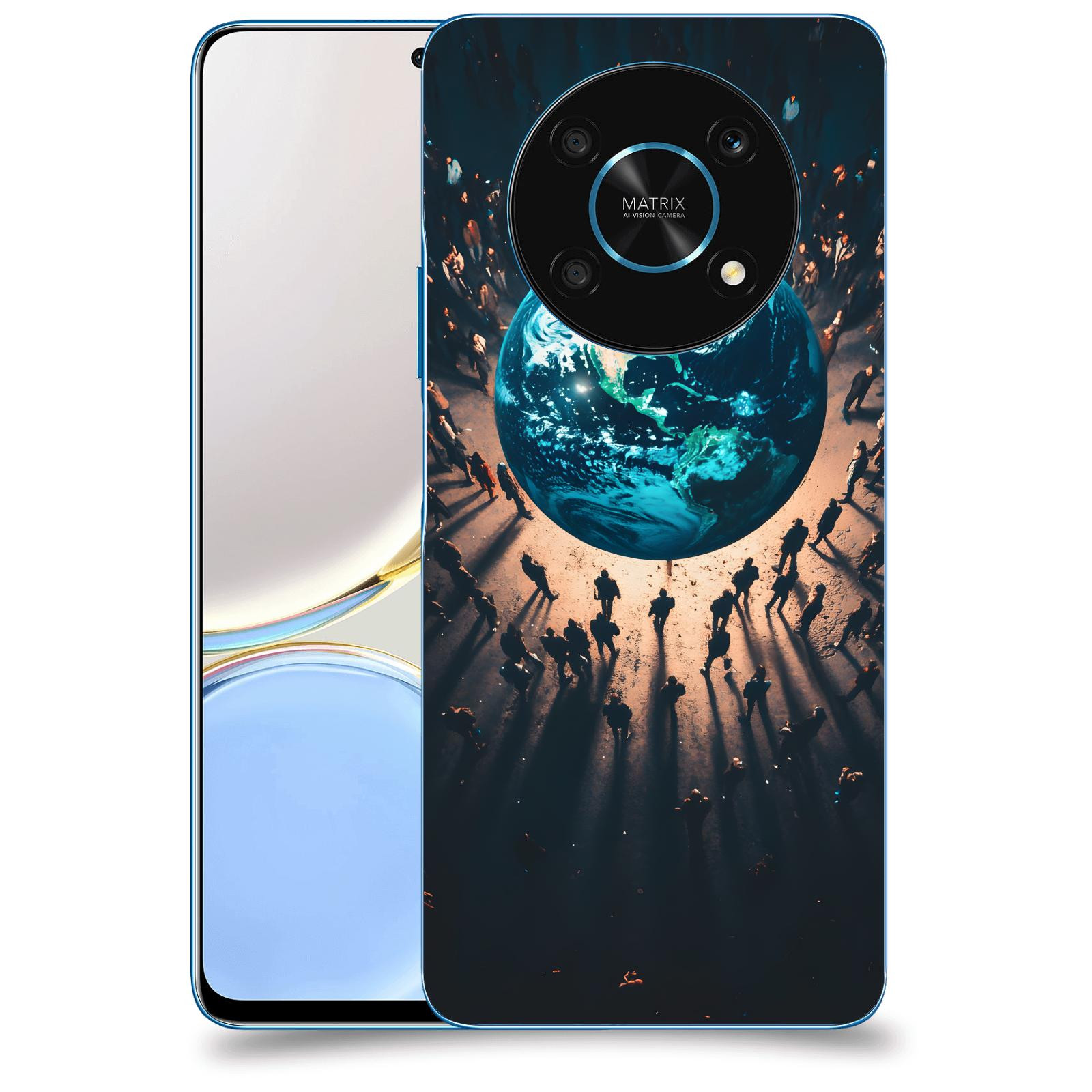 ACOVER Kryt na mobil Honor Magic 4 Lite 5G - People around the Earth