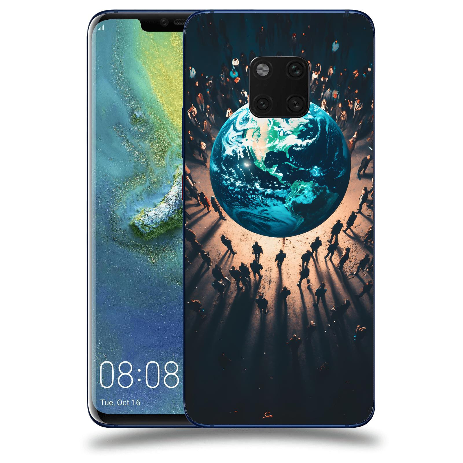 ACOVER Kryt na mobil Huawei Mate 20 Pro - People around the Earth