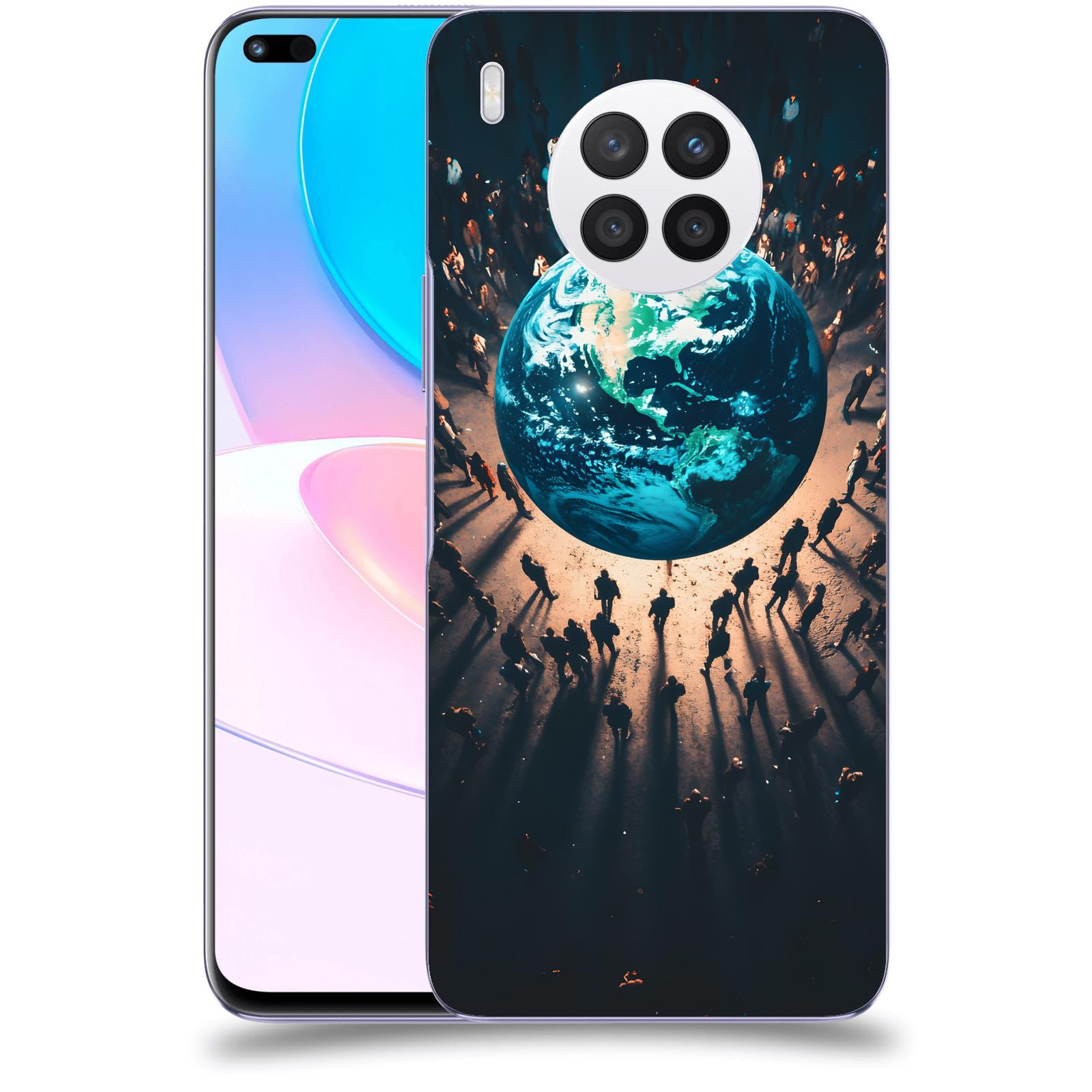 ACOVER Kryt na mobil Huawei Nova 8i - People around the Earth