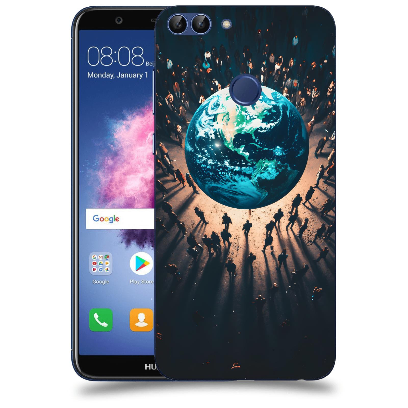 ACOVER Kryt na mobil Huawei P Smart - People around the Earth