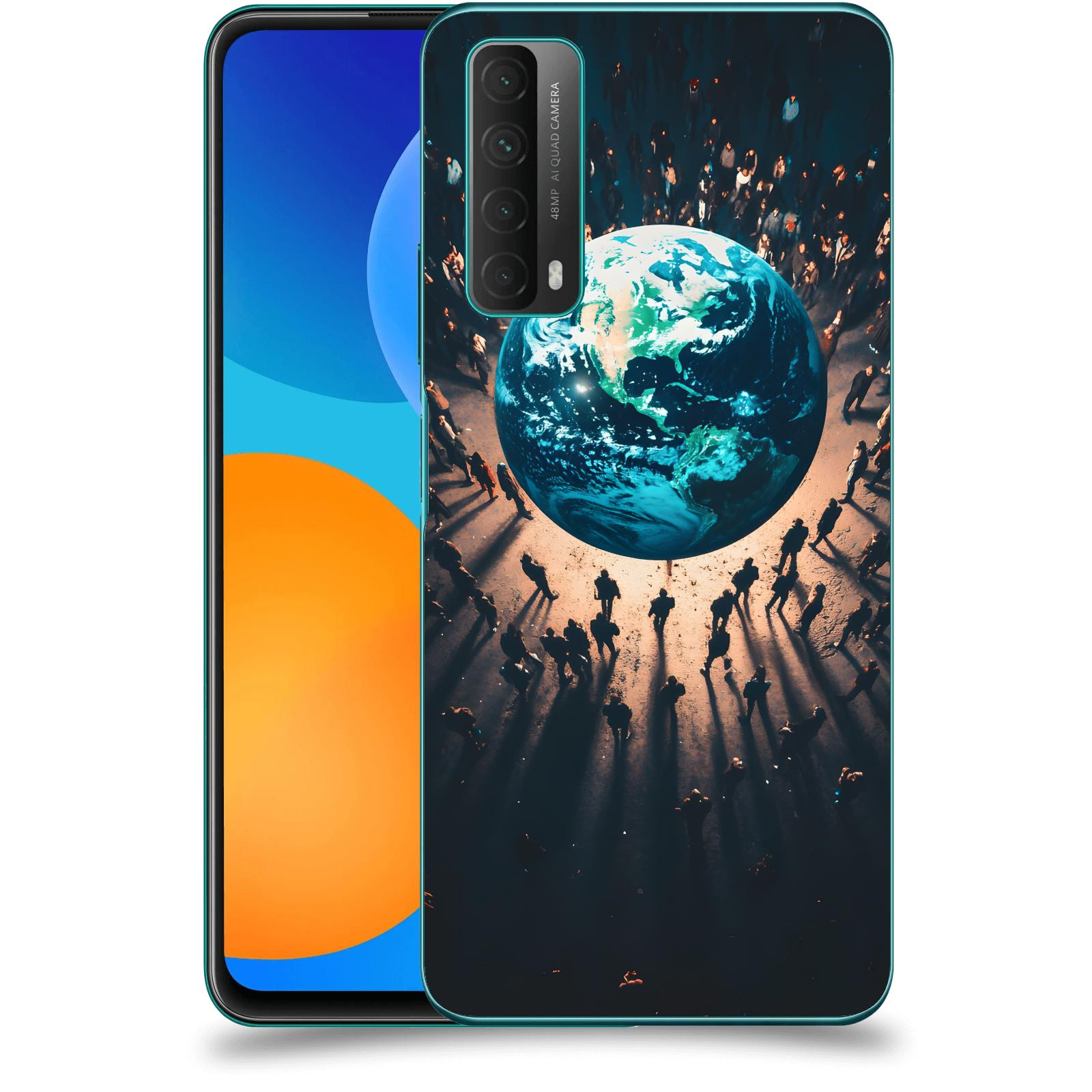 ACOVER Kryt na mobil Huawei P Smart 2021 - People around the Earth