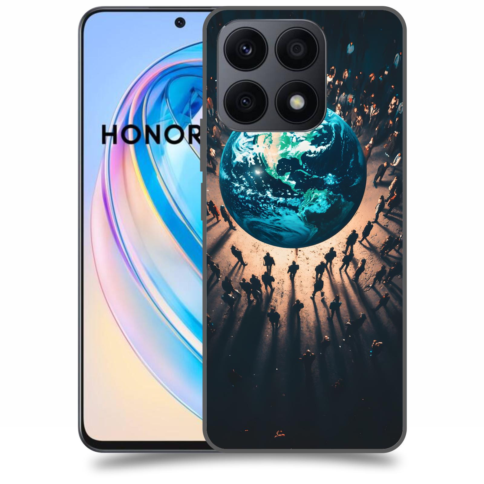 ACOVER Kryt na mobil Honor X8a - People around the Earth