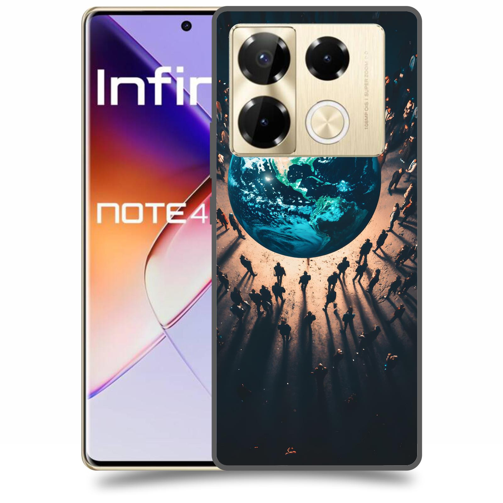 ACOVER Kryt na mobil Infinix Note 40 PRO - People around the Earth