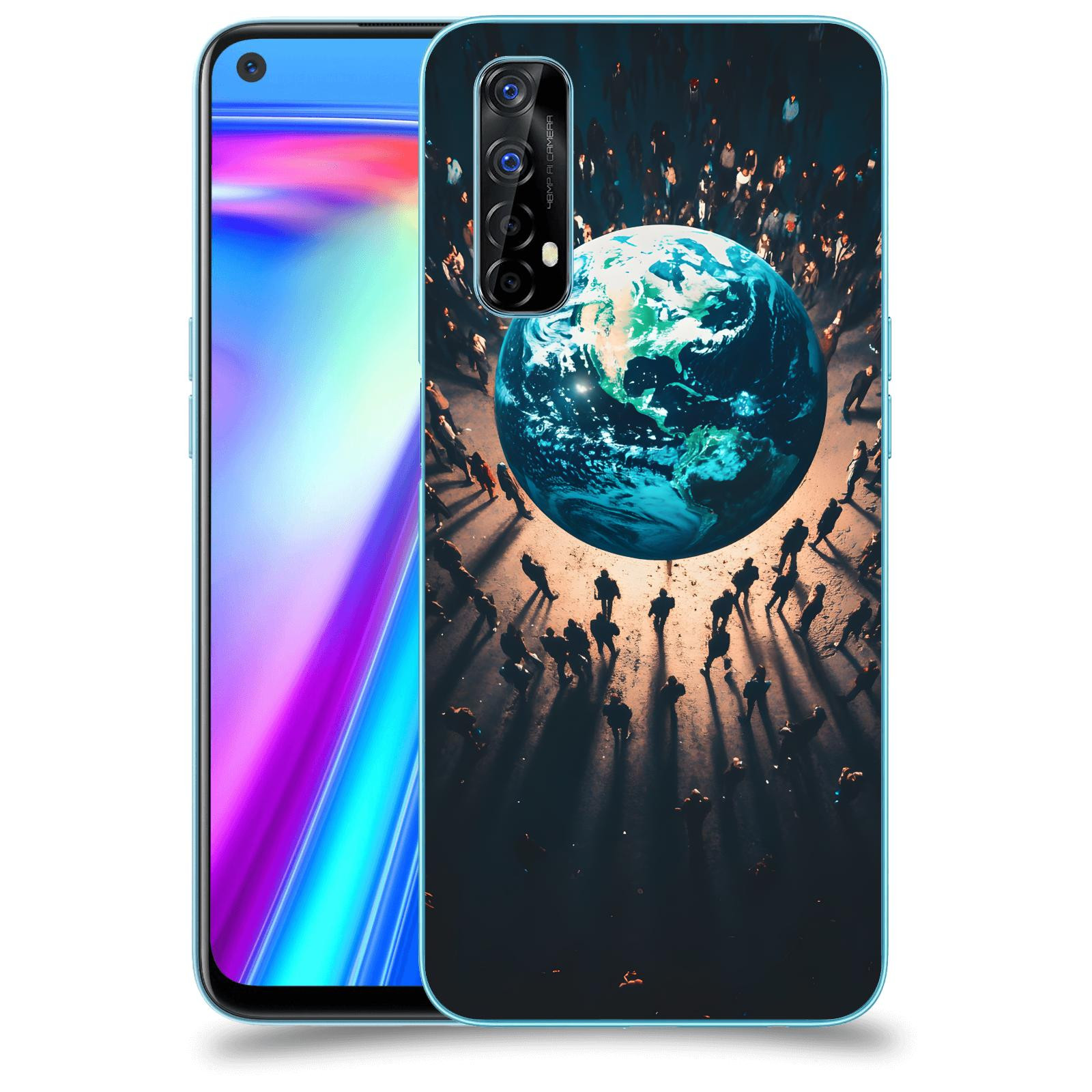 ACOVER Kryt na mobil Realme 7 - People around the Earth