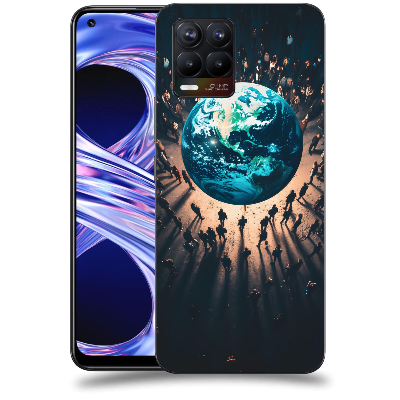 ACOVER Kryt na mobil Realme 8 - People around the Earth