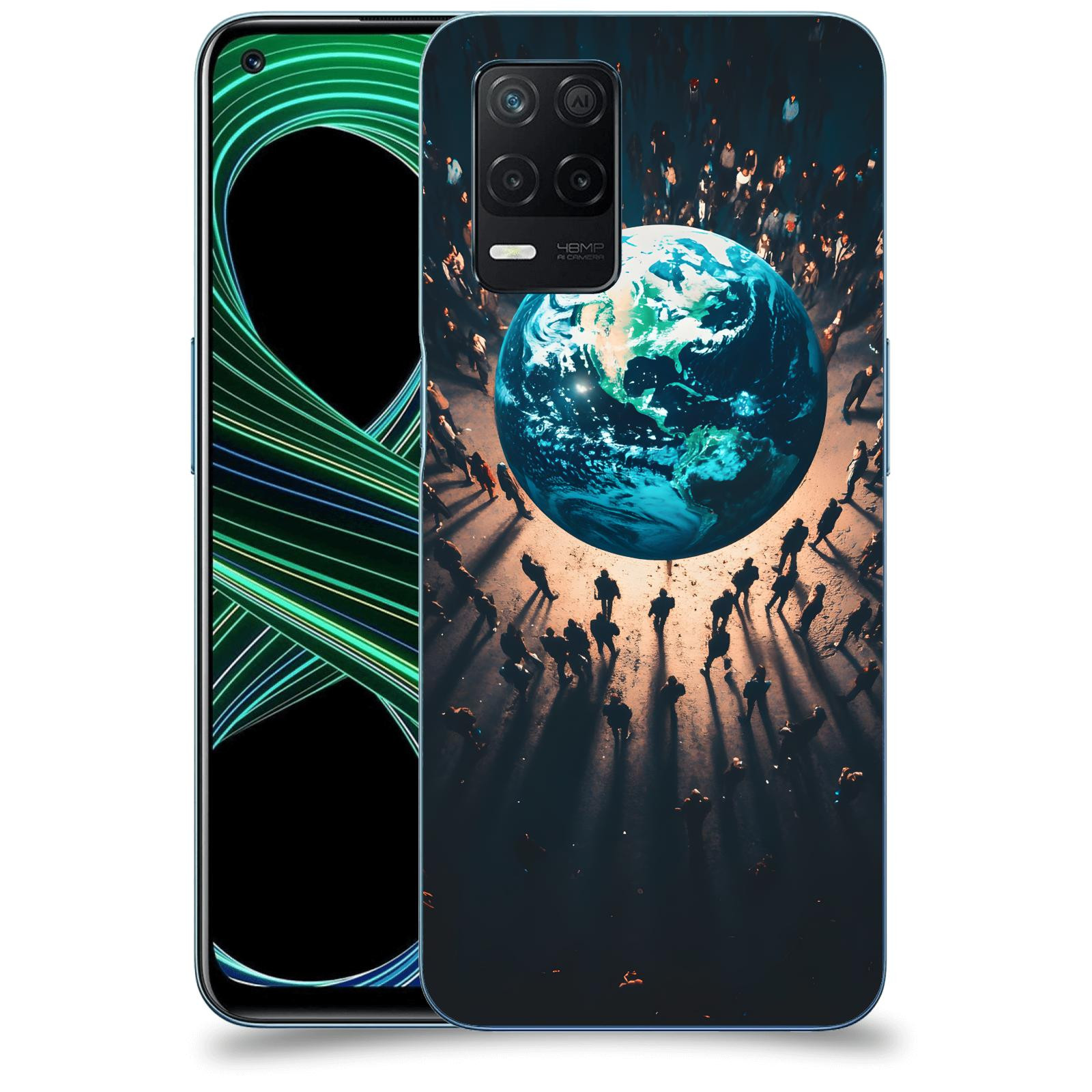 ACOVER Kryt na mobil Realme 8 5G - People around the Earth