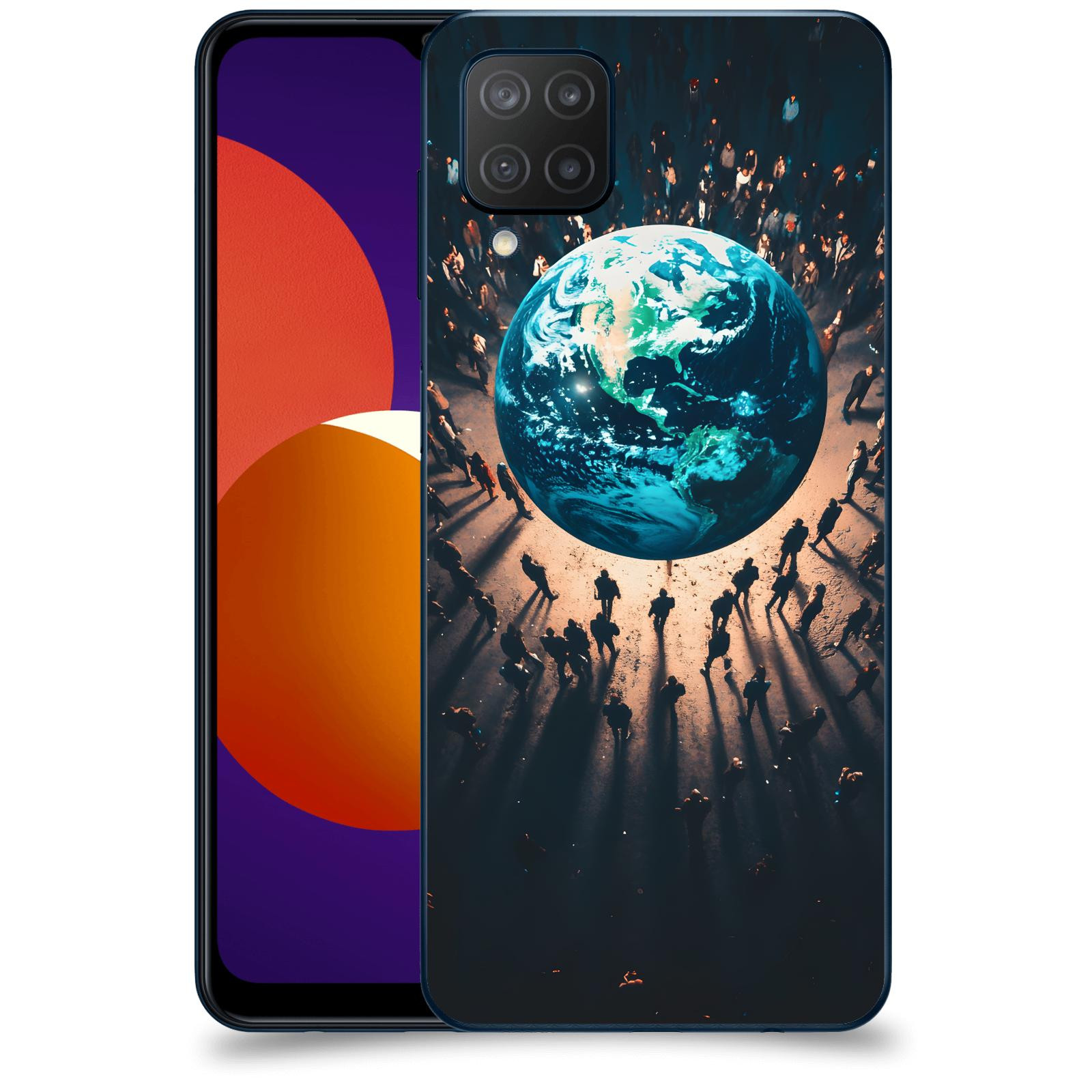ACOVER Kryt na mobil Samsung Galaxy M12 M127F - People around the Earth
