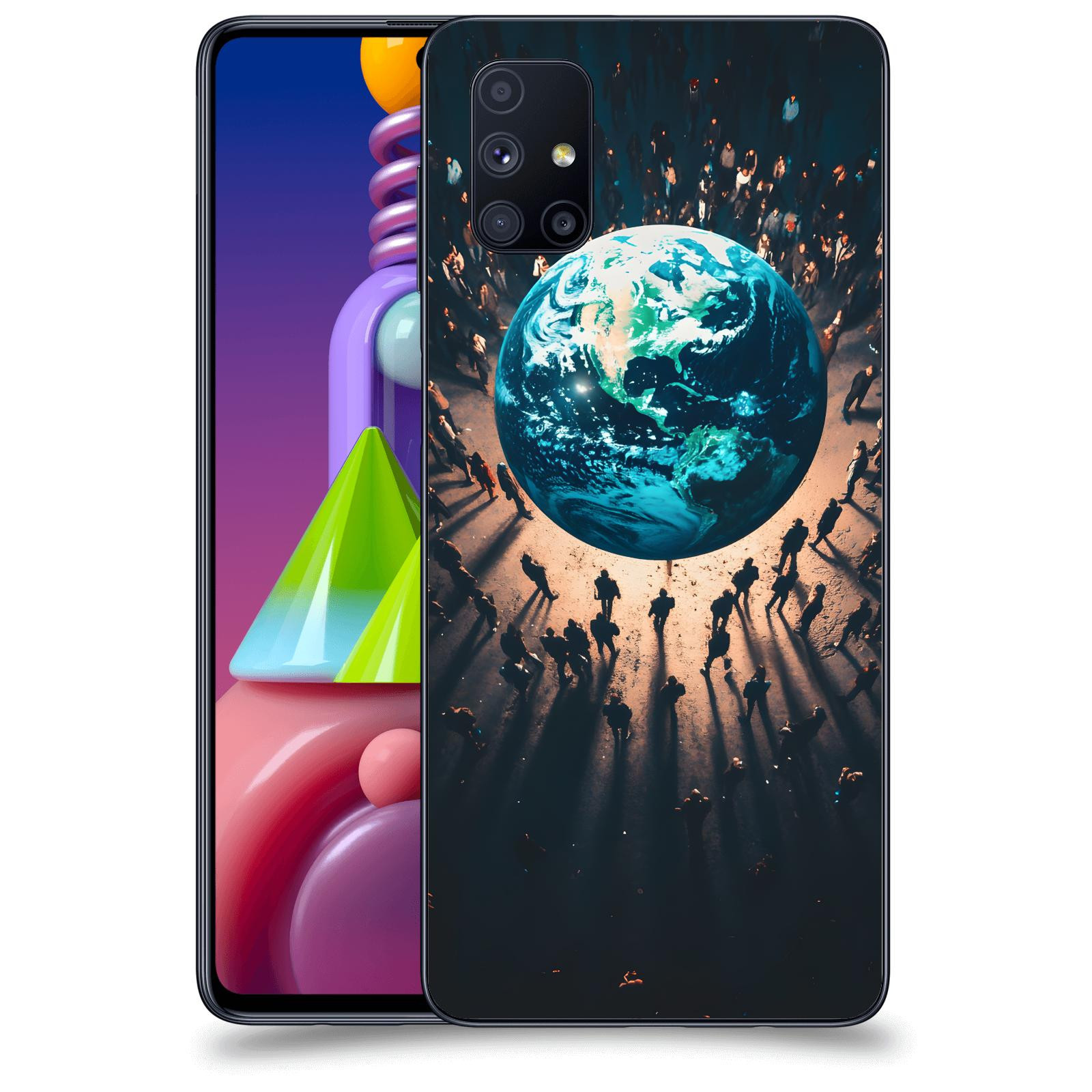 ACOVER Kryt na mobil Samsung Galaxy M51 M515F - People around the Earth