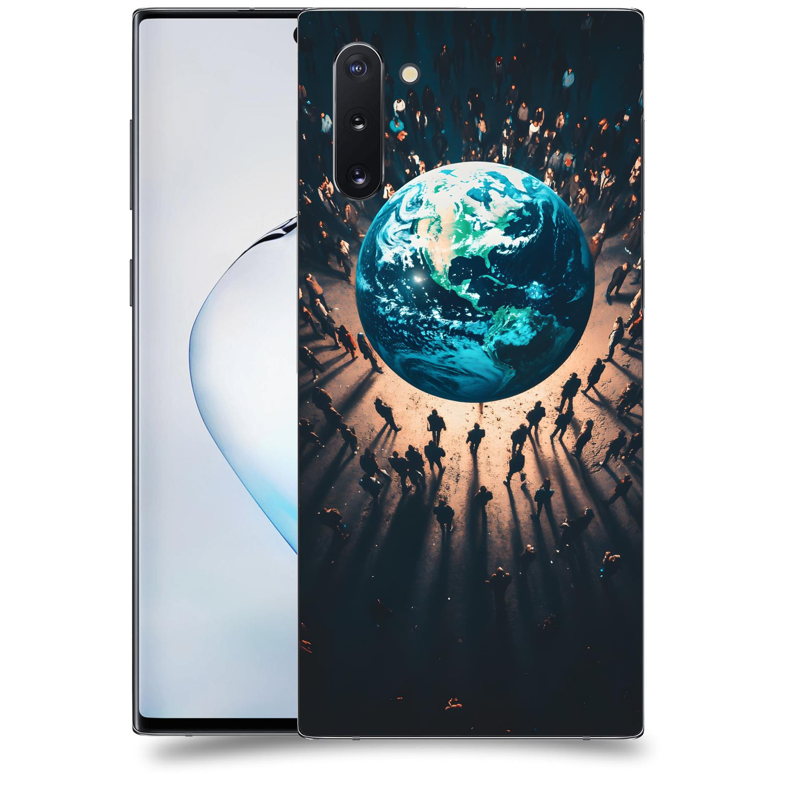 ACOVER Kryt na mobil Samsung Galaxy Note 10 N970F - People around the Earth