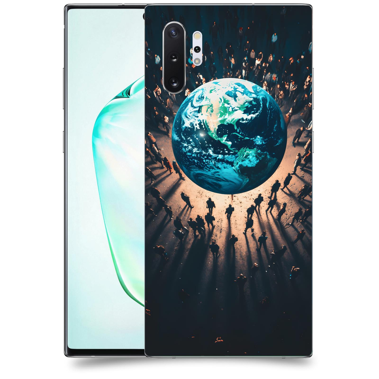 ACOVER Kryt na mobil Samsung Galaxy Note 10+ N975F - People around the Earth