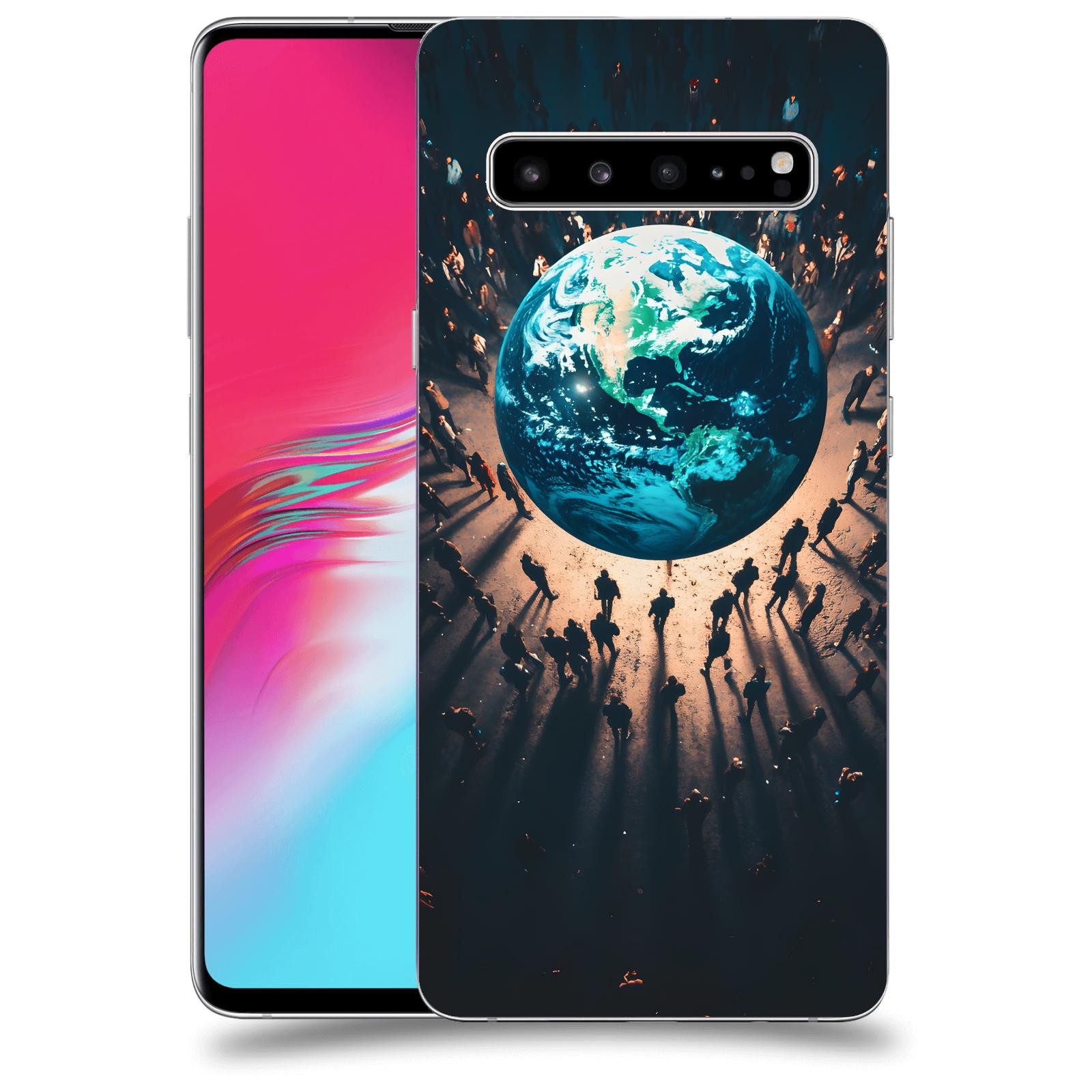 ACOVER Kryt na mobil Samsung Galaxy S10 G973 - People around the Earth