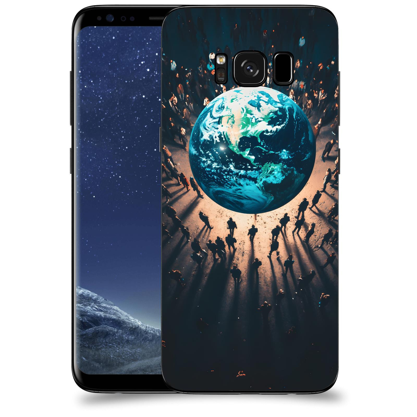 ACOVER Kryt na mobil Samsung Galaxy S8 G950F - People around the Earth