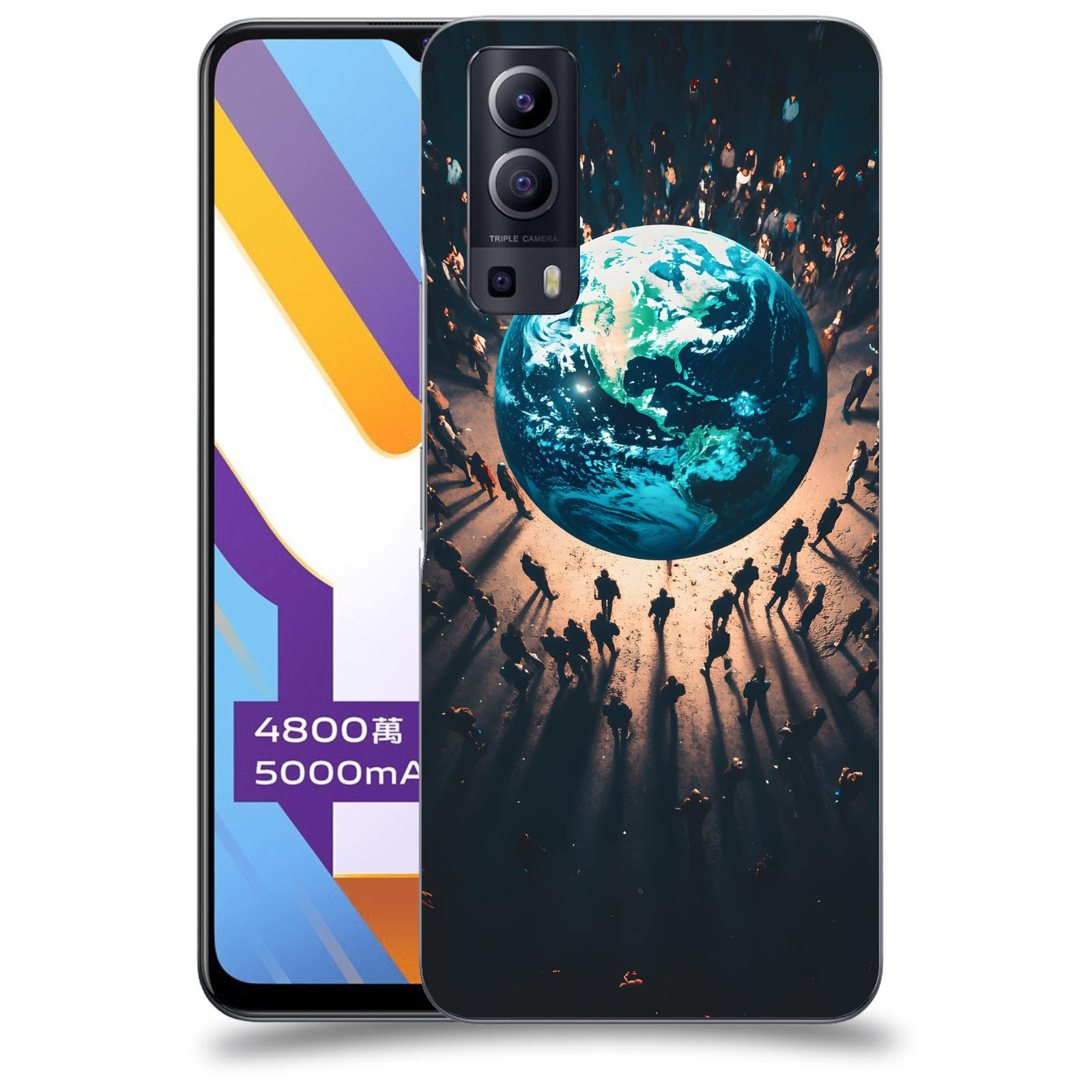 ACOVER Kryt na mobil Vivo Y52 5G - People around the Earth