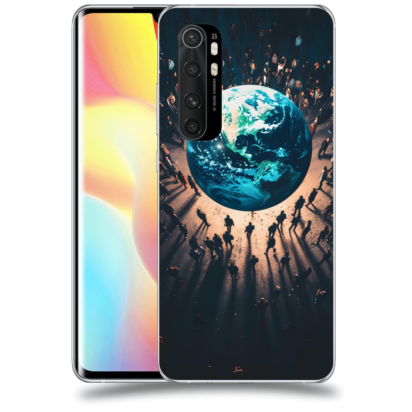 ACOVER Kryt na mobil Xiaomi Mi Note 10 Lite - People around the Earth
