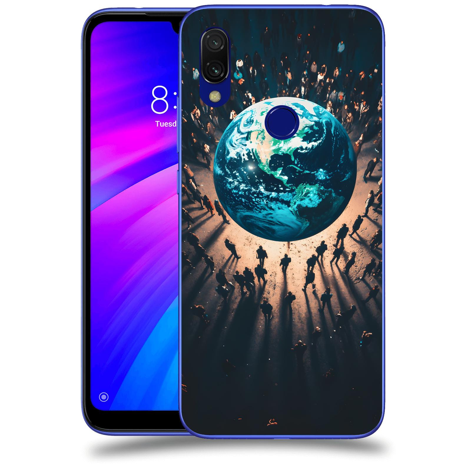 ACOVER Kryt na mobil Xiaomi Redmi 7 - People around the Earth