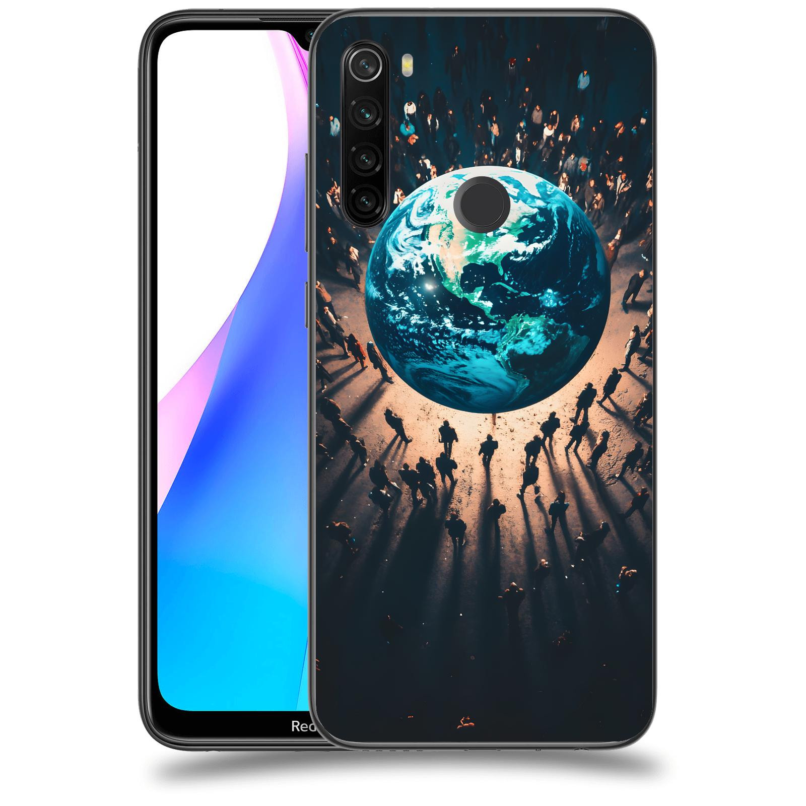 ACOVER Kryt na mobil Xiaomi Redmi Note 8T - People around the Earth