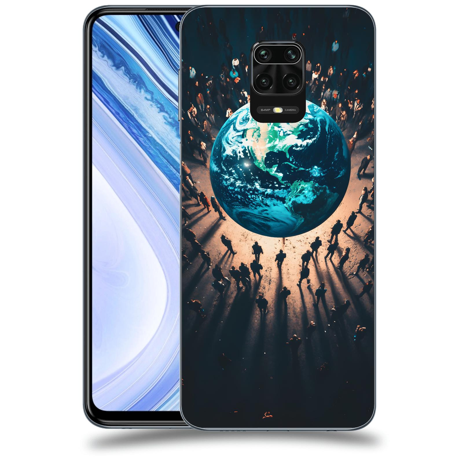 ACOVER Kryt na mobil Xiaomi Redmi Note 9 Pro - People around the Earth