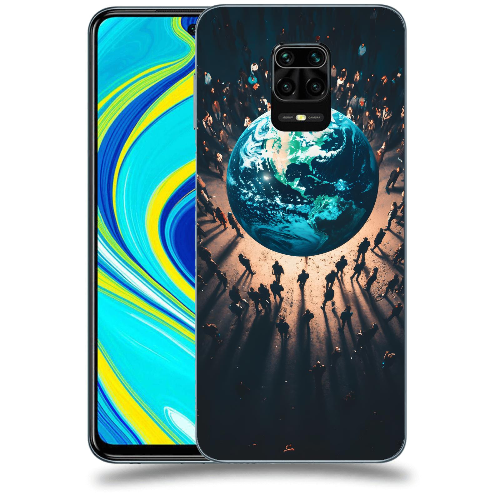 ACOVER Kryt na mobil Xiaomi Redmi Note 9S - People around the Earth