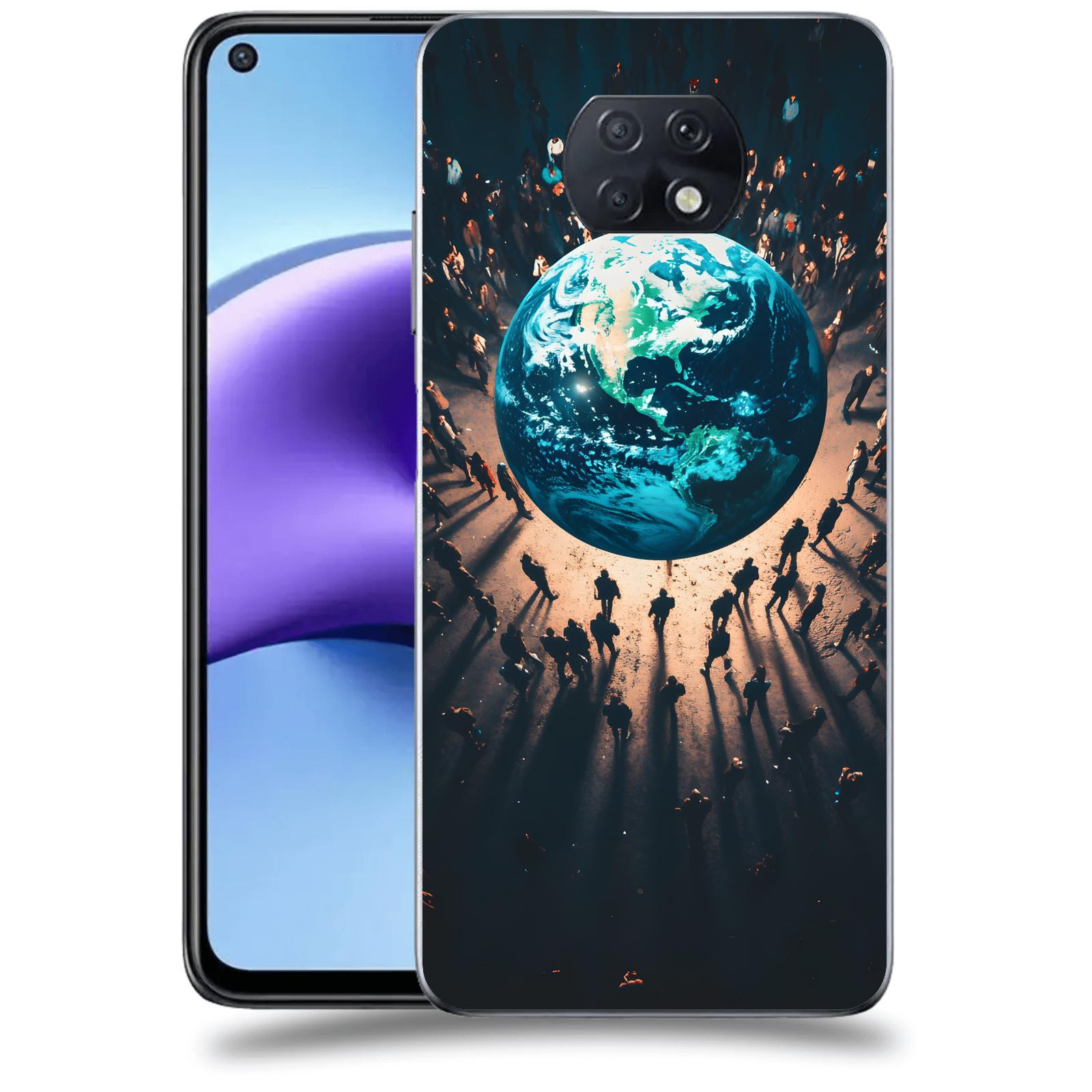 ACOVER Kryt na mobil Xiaomi Redmi Note 9T - People around the Earth