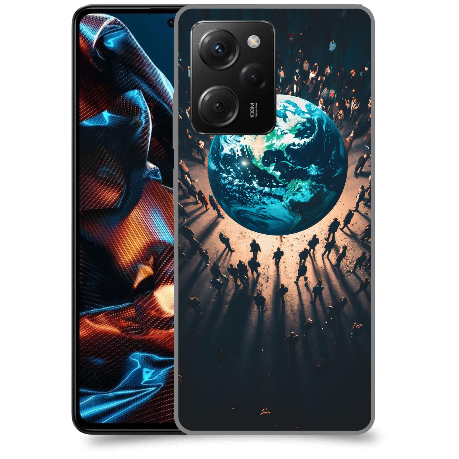 ACOVER Kryt na mobil Xiaomi Poco X5 Pro - People around the Earth